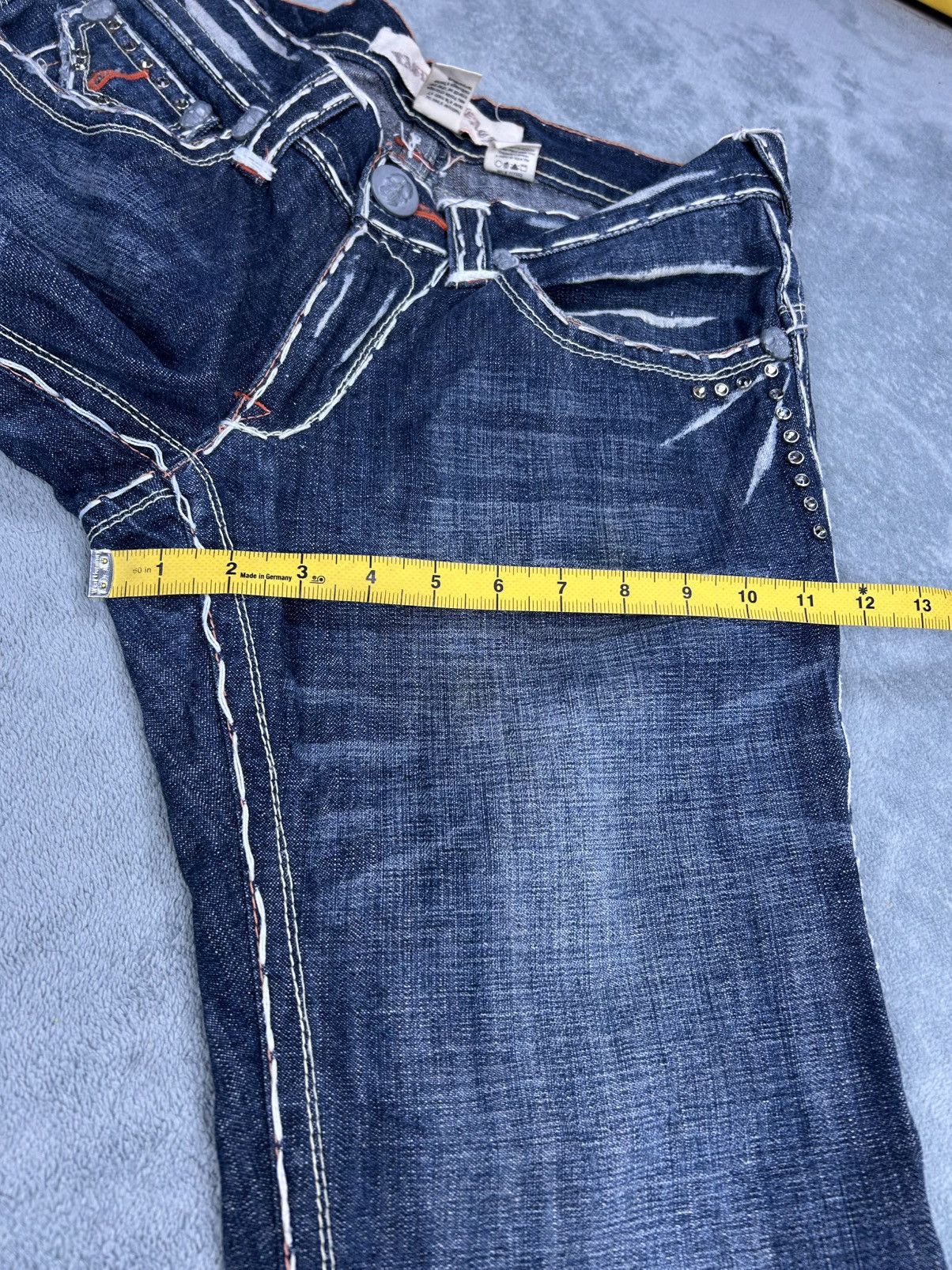 True Religion Vintage 00’s Laguna Beach Jeans co Flared Jeans Size US 31 - 15 Thumbnail