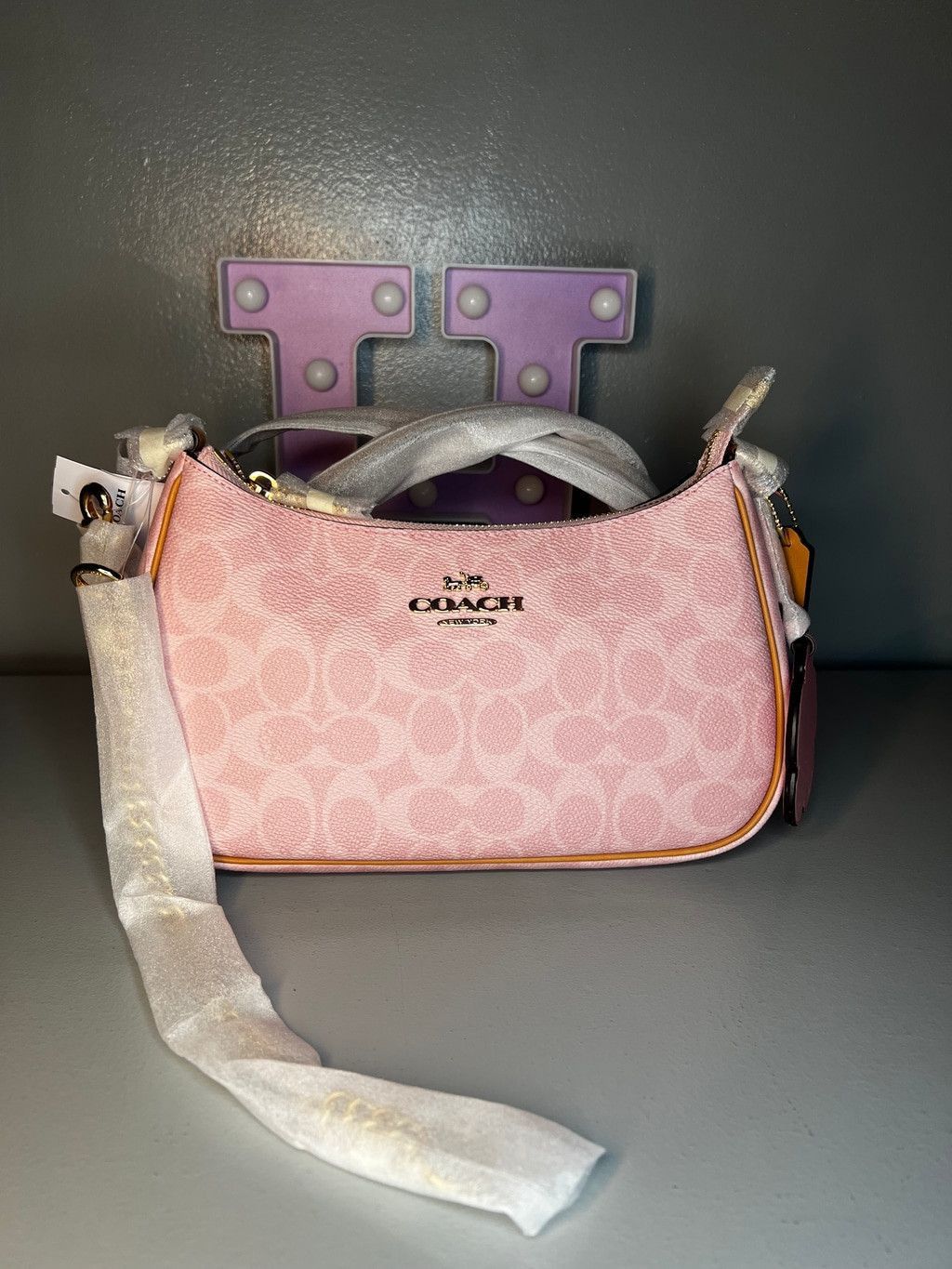 Coach Coach Teri Shoulder Bag In Signature Canvas With Charms Size ONE SIZE - 7 Thumbnail