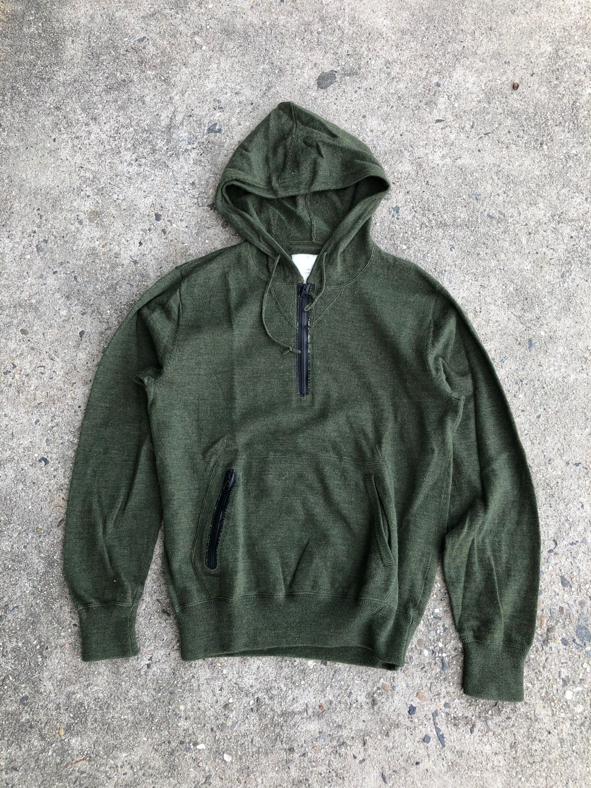 image of Kazuki Kuraishi Takahiro Kuraishi 84-74 Lab Hoodie in Black Green, Men's (Size Small)