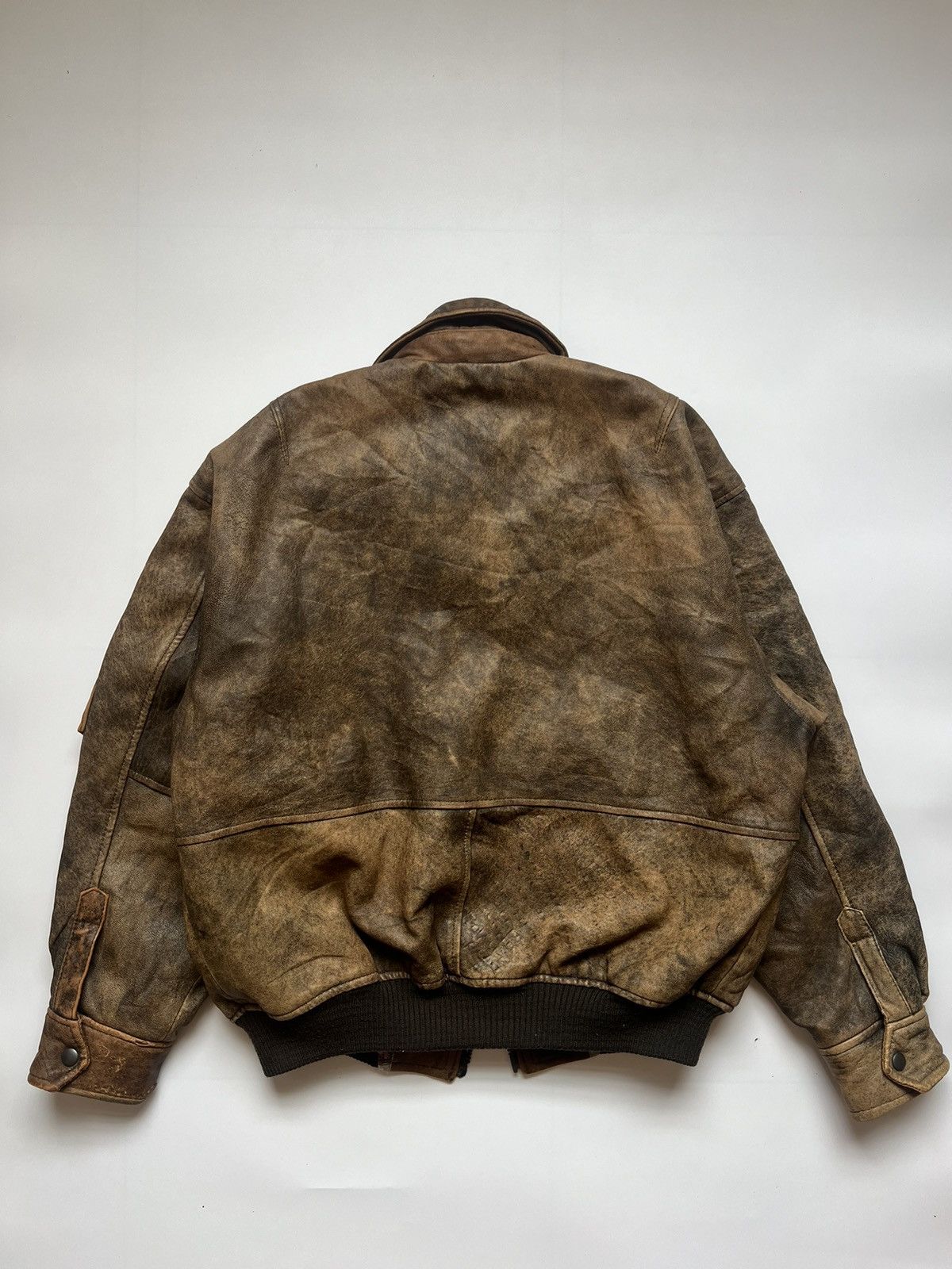 Vintage Vintage Leather Jacket Robo Flying Jacket Size US L / EU 52-54 / 3 - 10 Thumbnail