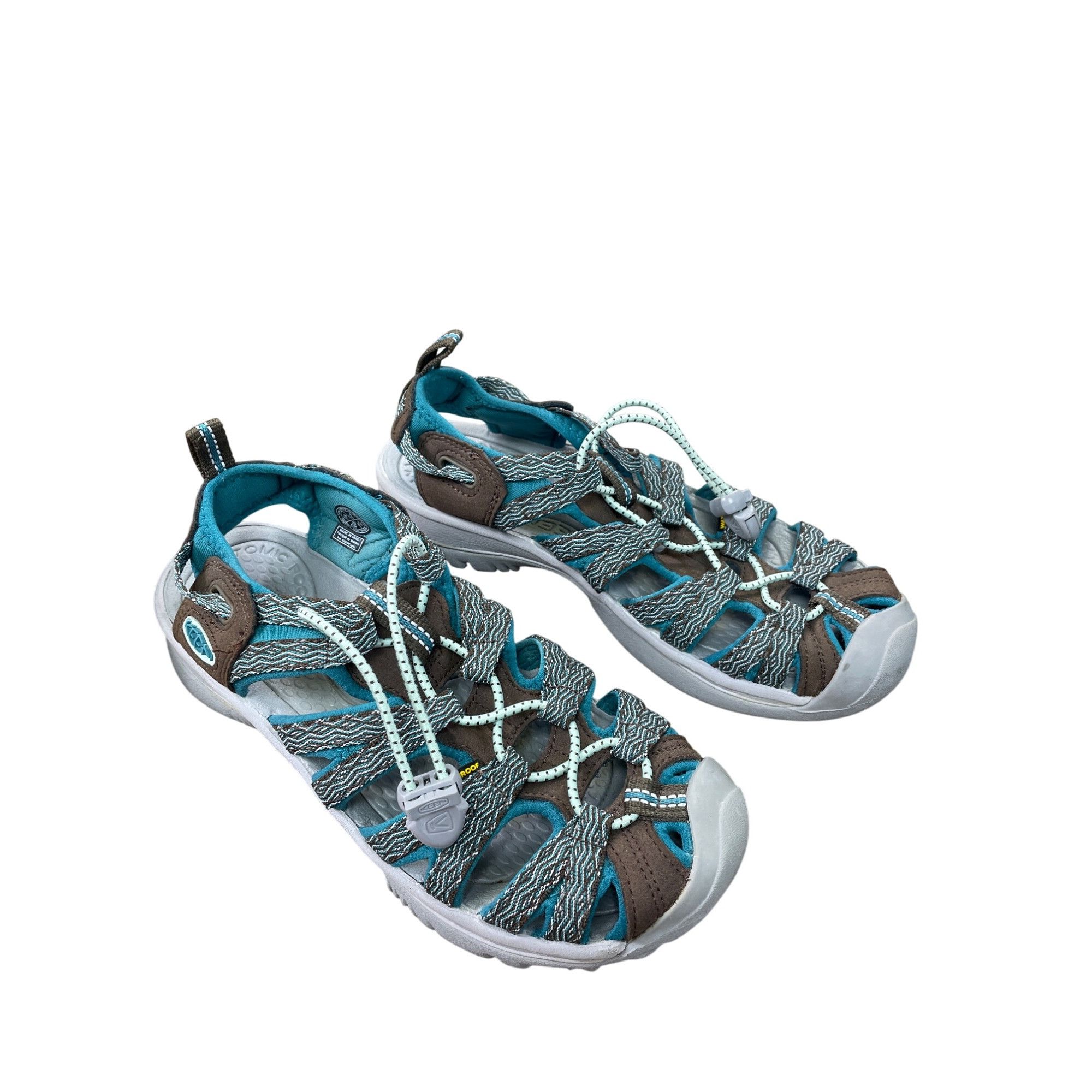 KEEN Keen Womens Turquoise & Brown Water Hiking Shoes Size 6 SKU Size US 6 / IT 36 - 14 Thumbnail