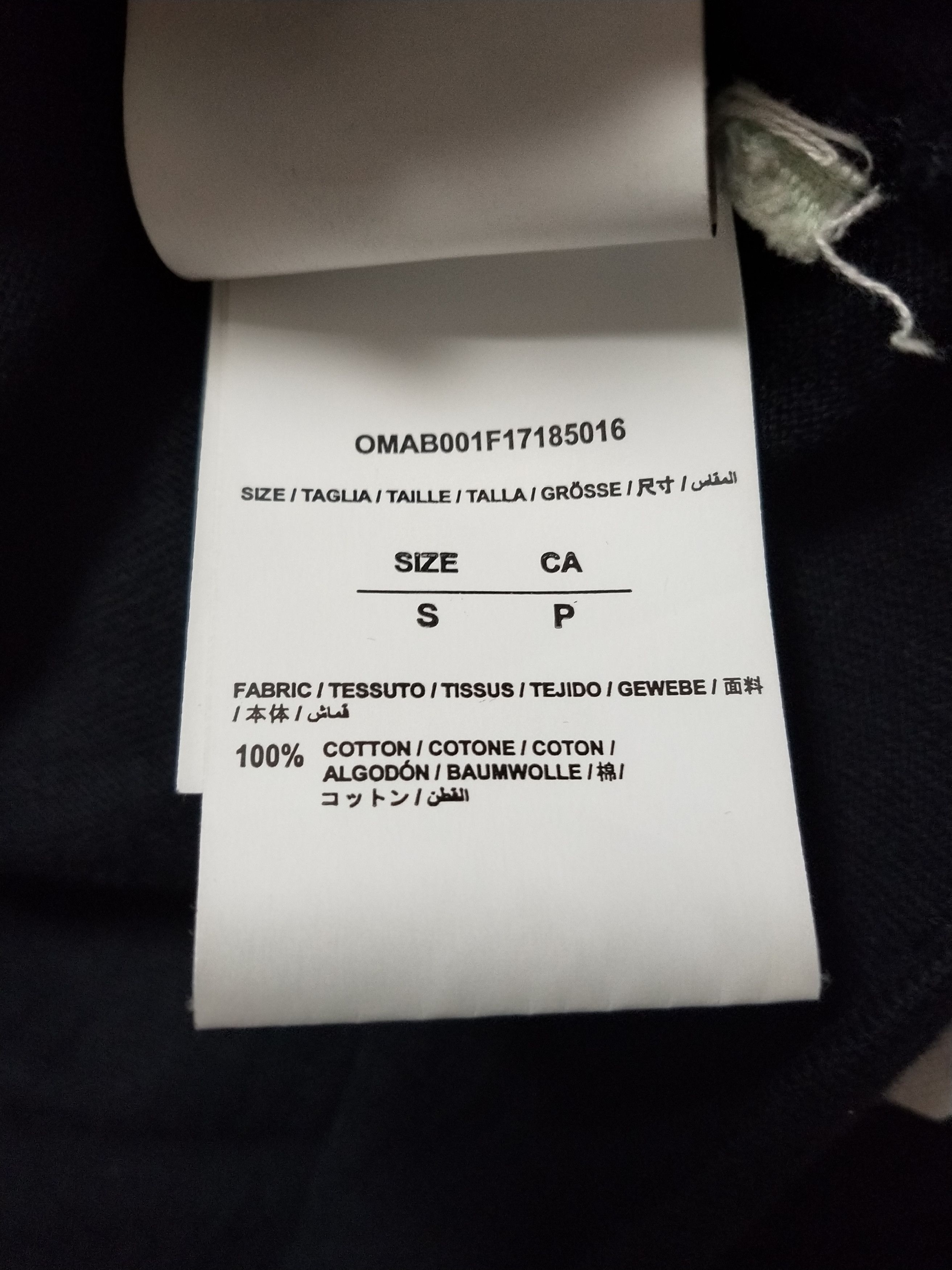 Off-White Diagonal Caravaggio L/S Tee Size US S / EU 44-46 / 1 - 6 Thumbnail