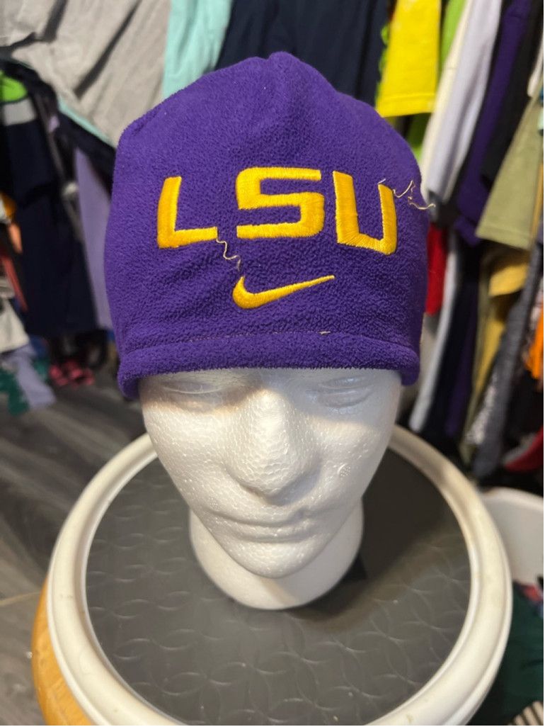 Nike LSU Tigers Reversible Beanie Skull cap Size ONE SIZE - 5 Thumbnail