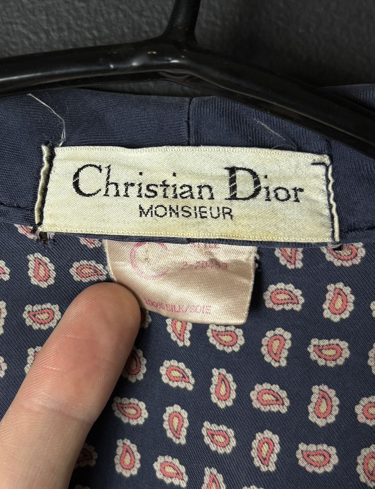 Christian Dior Monsieur Vintage Christian Dior Silk Robe Sleep Gown House Coat 80s Size US M / EU 48-50 / 2 - 3 Thumbnail