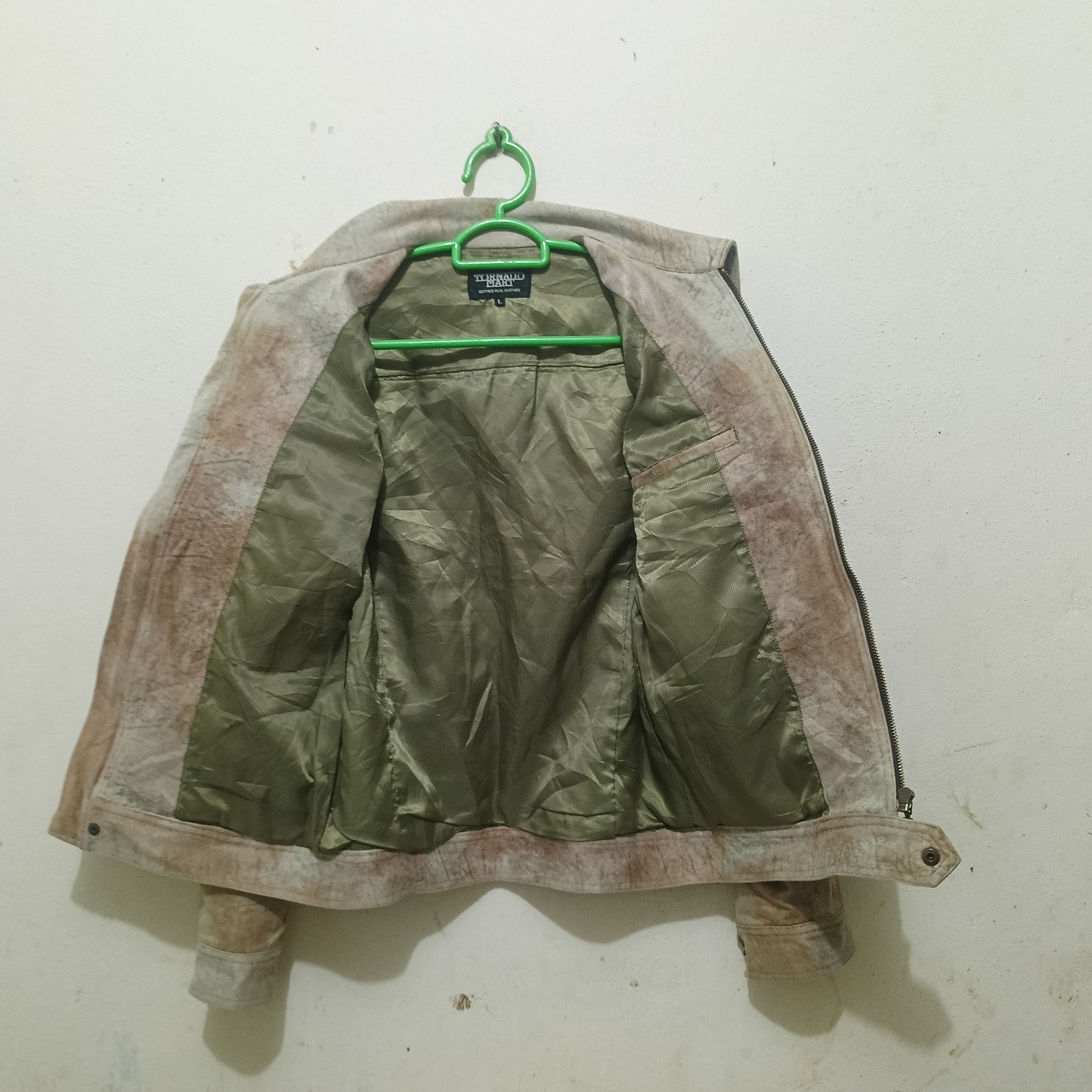 Japanese Brand × Tornado Mart Distressed flared Japanese tornado mart jacket zipper Size US S / EU 44-46 / 1 - 6 Thumbnail