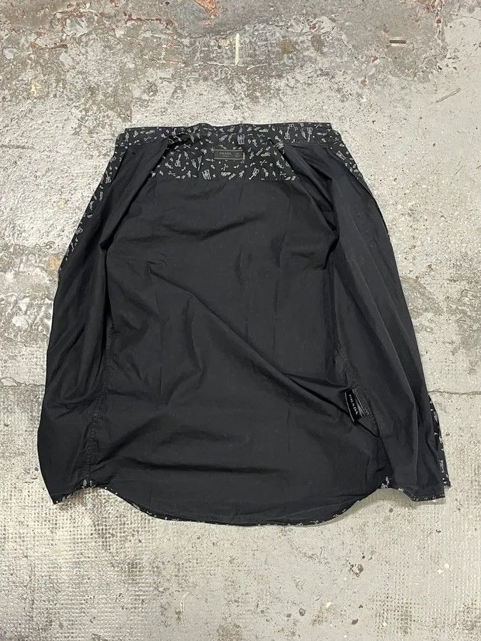 Prada 2010s Prada Black Mafia Relaxed Shirt Size US S / EU 44-46 / 1 - 7 Thumbnail