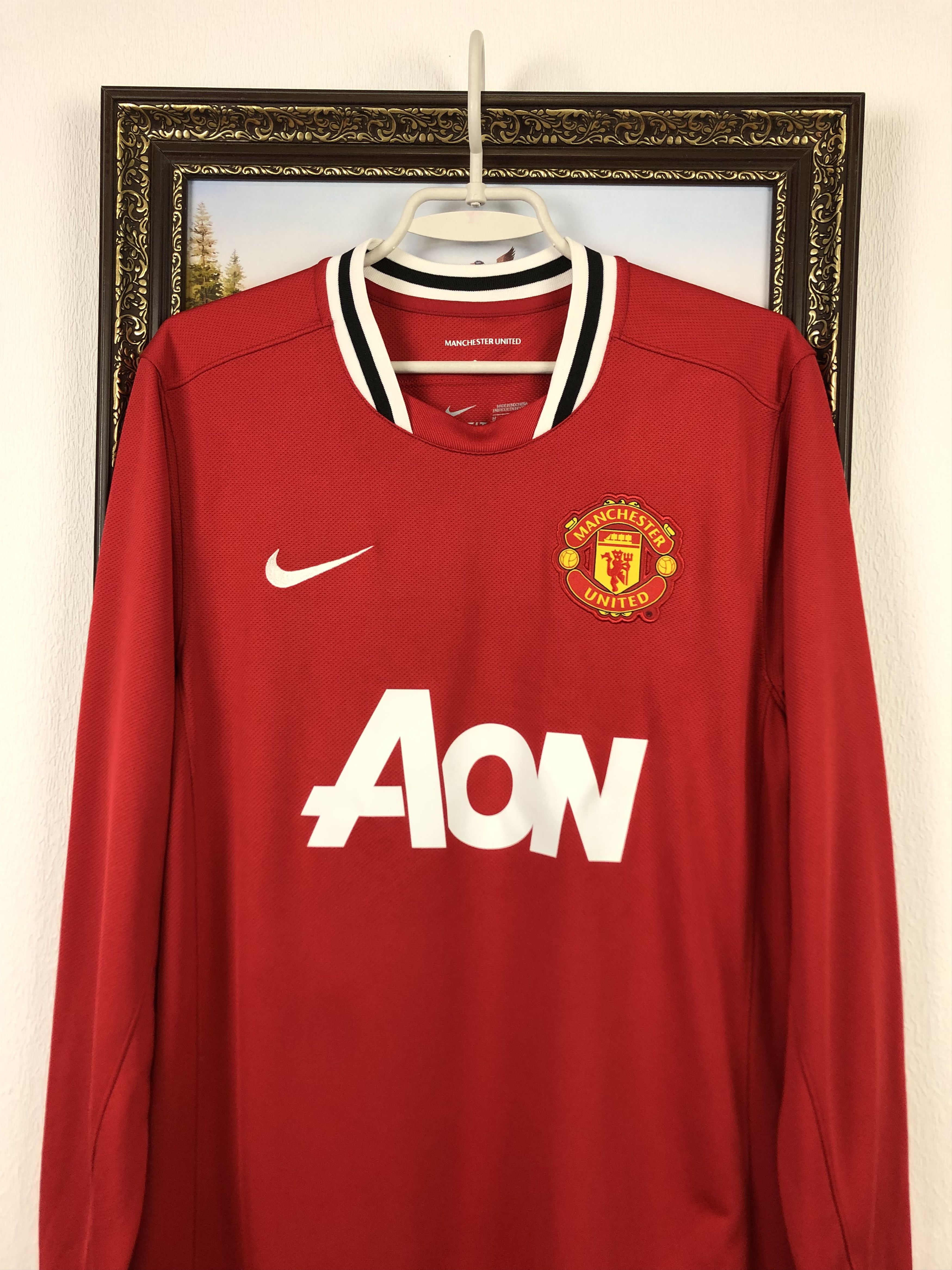 Nike Manchester United football shirt 2011 Long Sleeve Jersey Size US M / EU 48-50 / 2 - 2 Thumbnail