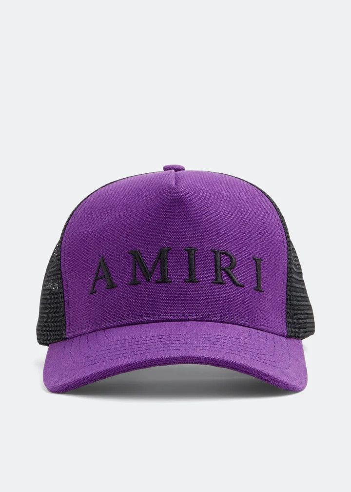 Amiri o1gr1nt0426 Size: OS / Trucker Hat / Cap in Purple Size ONE SIZE - 1 Thumbnail