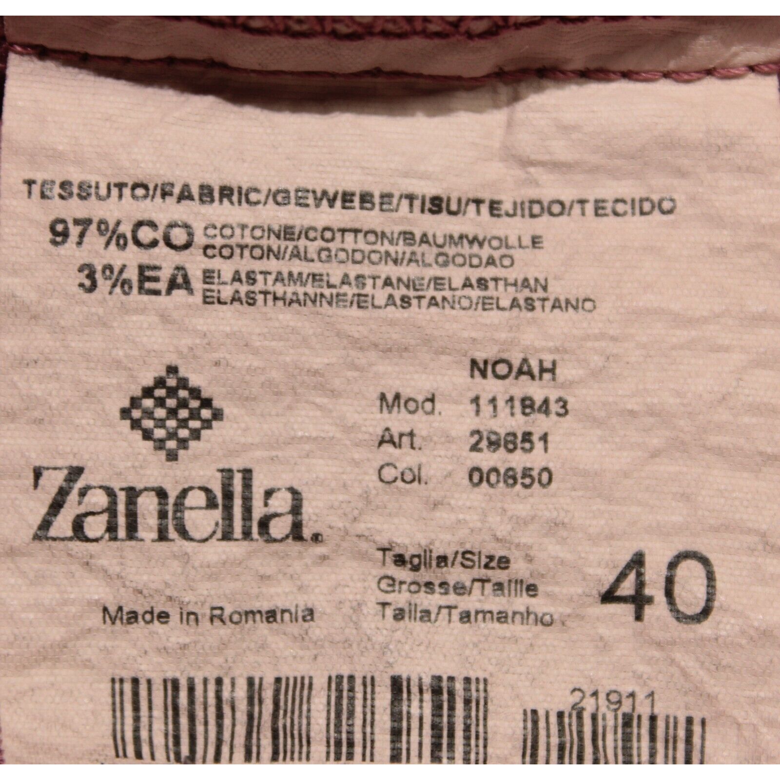 Zanella Zanella New with tags Chino Size 40 US In Pink Size US 40 / EU 56 - 4 Thumbnail