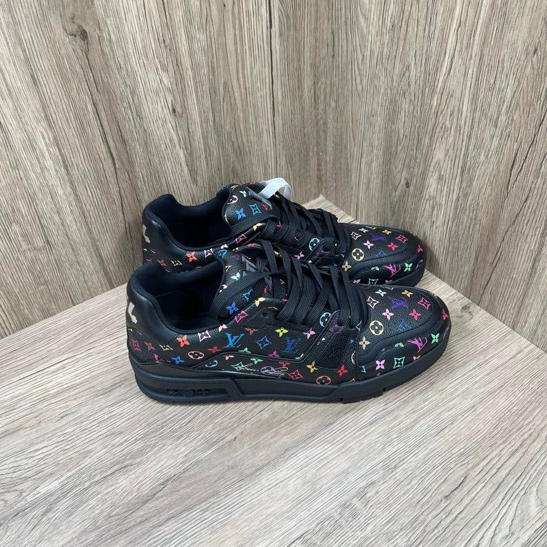 Louis Vuitton Louis Vuitton Trainer Black Tri-color Board Shoes Size US 9 / EU 42 - 6 Thumbnail