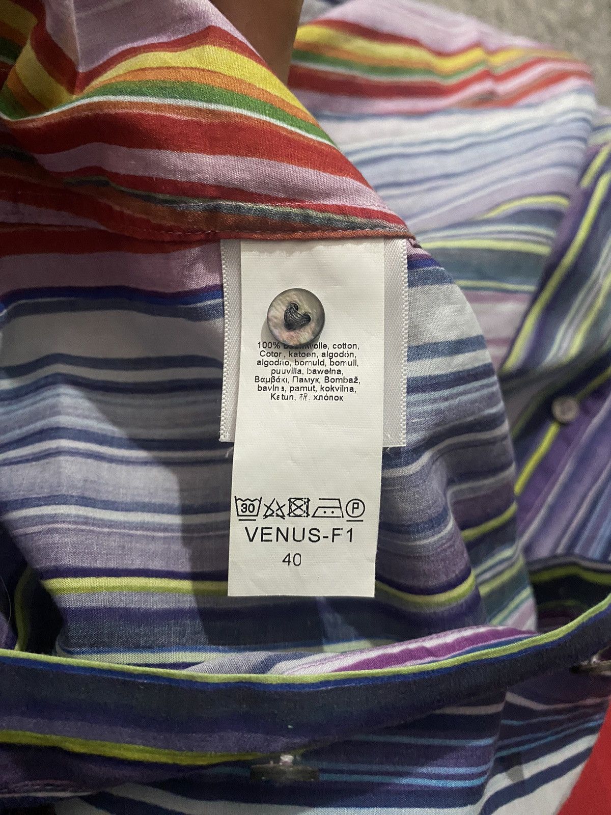 Designer × Van Van Laack Embroidered Logo Striped Abstract Shirt y2k luxury Size M / US 6-8 / IT 42-44 - 13 Thumbnail