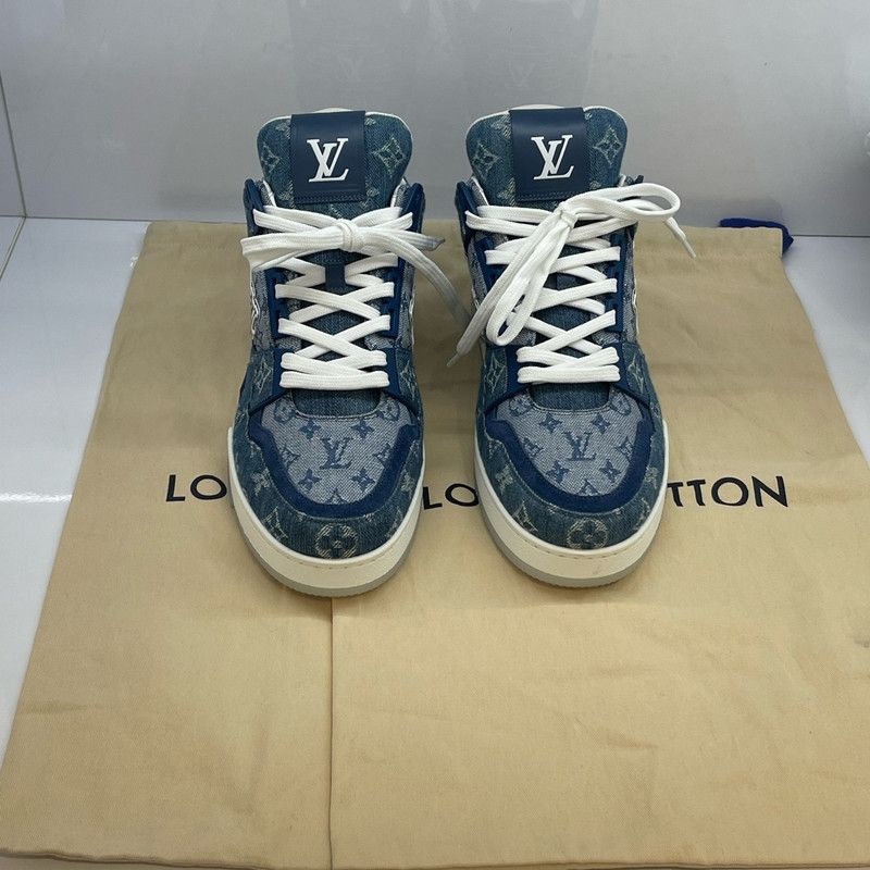 Louis Vuitton Louis Vuitton Vintage Denim Trainer Sneakers for Men 0079 Size US 8.5 / EU 41-42 - 1 Thumbnail