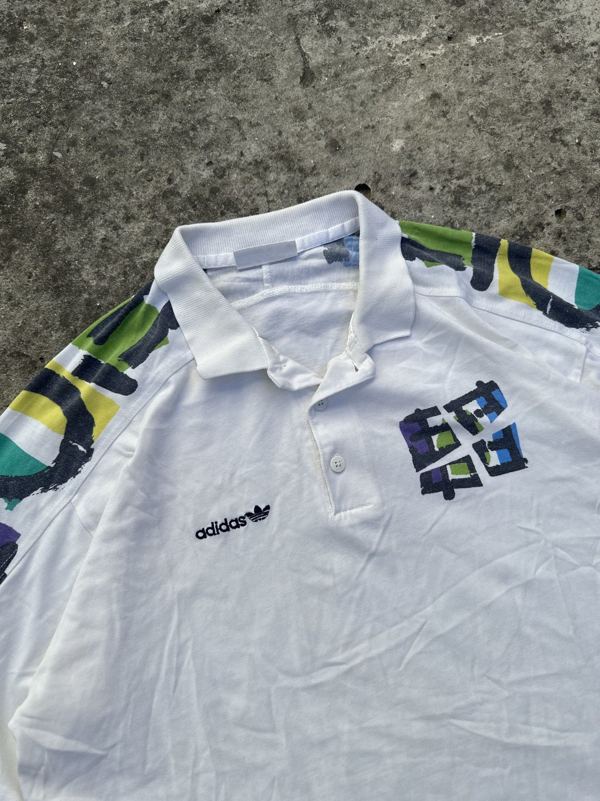 Adidas Vintage Adidas Climalite 2000 Polos Streetwear Rare L Casual Size US L / EU 52-54 / 3 - 2 Thumbnail