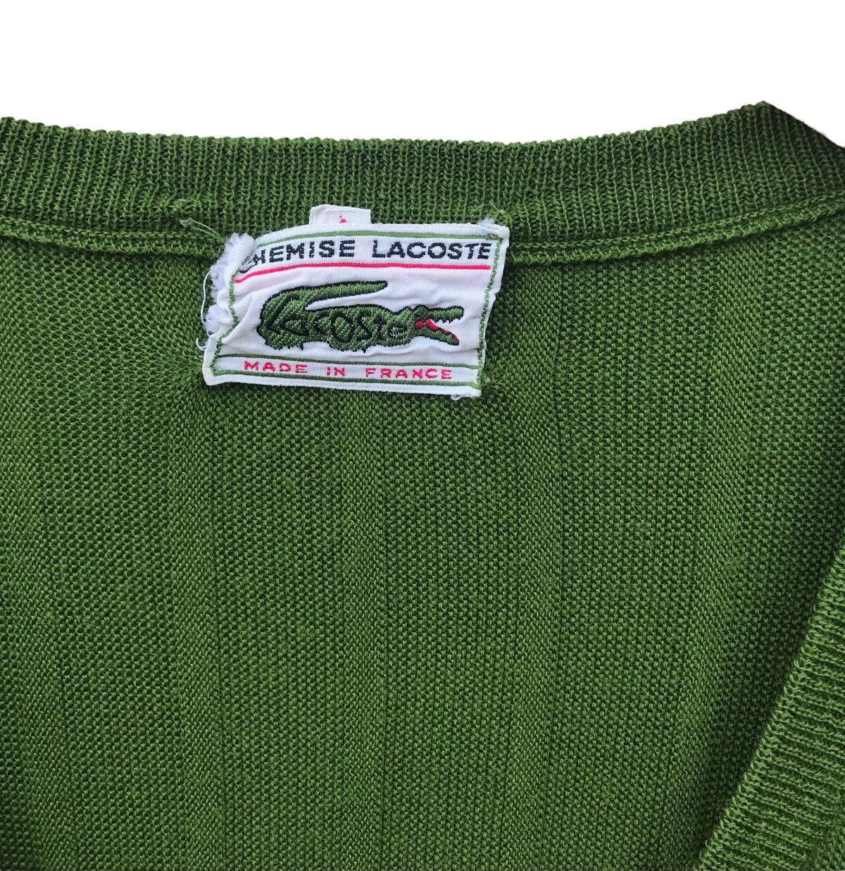 Lacoste Vintage Lacoste Cardigan Sweater Size US S / EU 44-46 / 1 - 3 Thumbnail