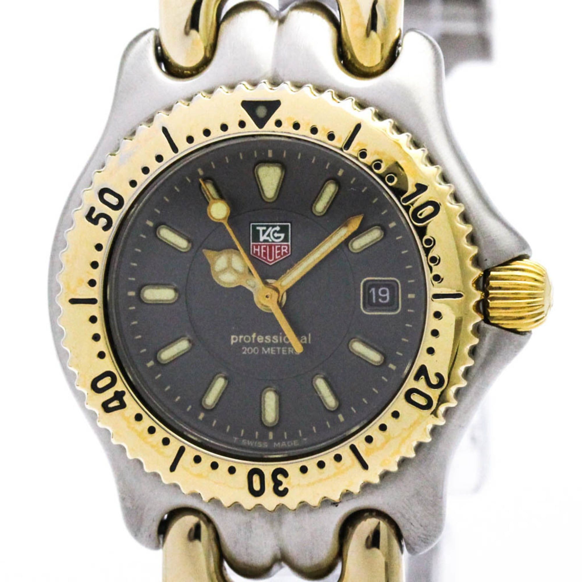 Tag Heuer TAG HEUER Sel 200M Gold Plated Steel Ladies Watch WG1320 Polished Size ONE SIZE - 1 Thumbnail