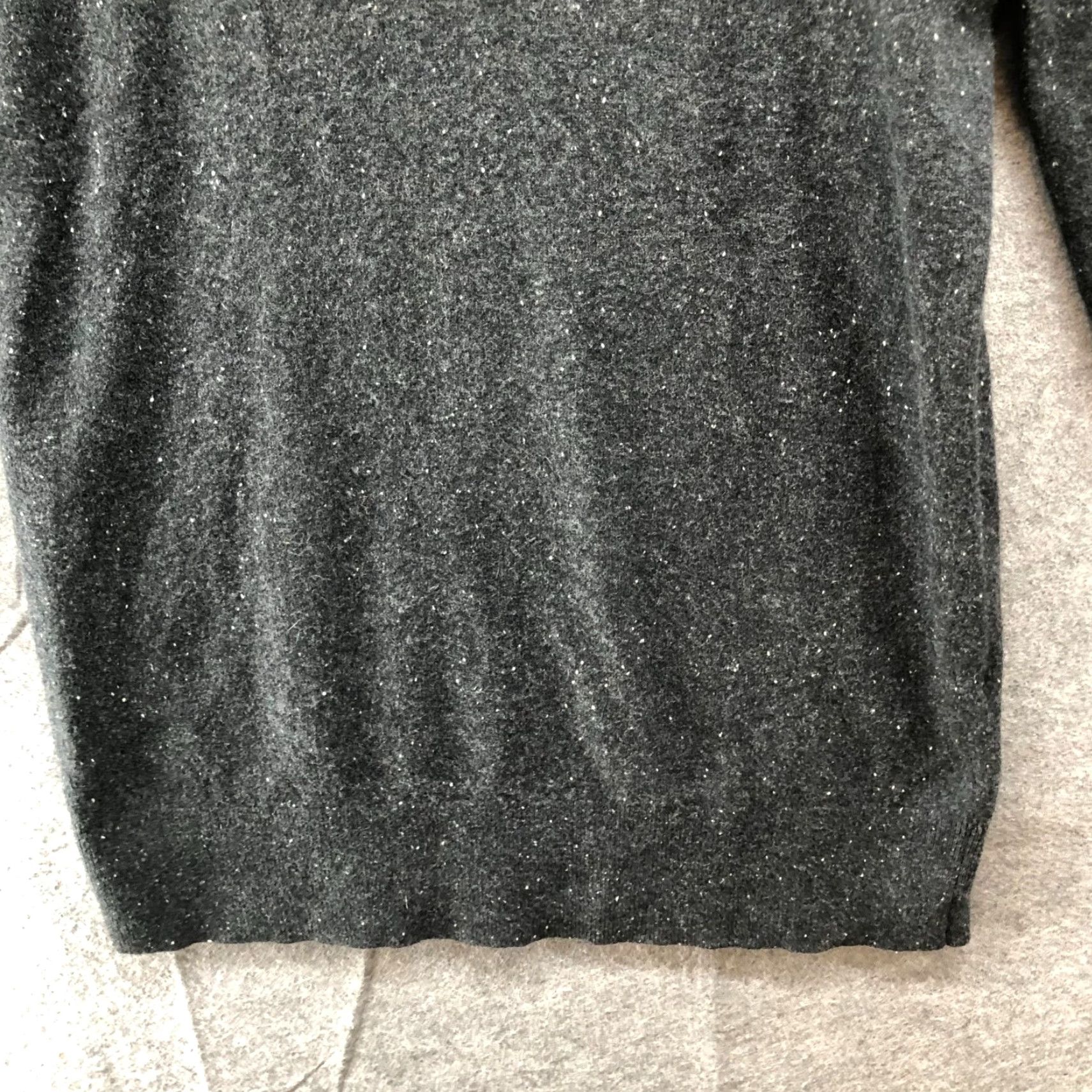 Everlane Everlane Cashmere Turtleneck Sweater Womens S Dark Gray Donegal Tunic Size S / US 4 / IT 40 - 4 Thumbnail