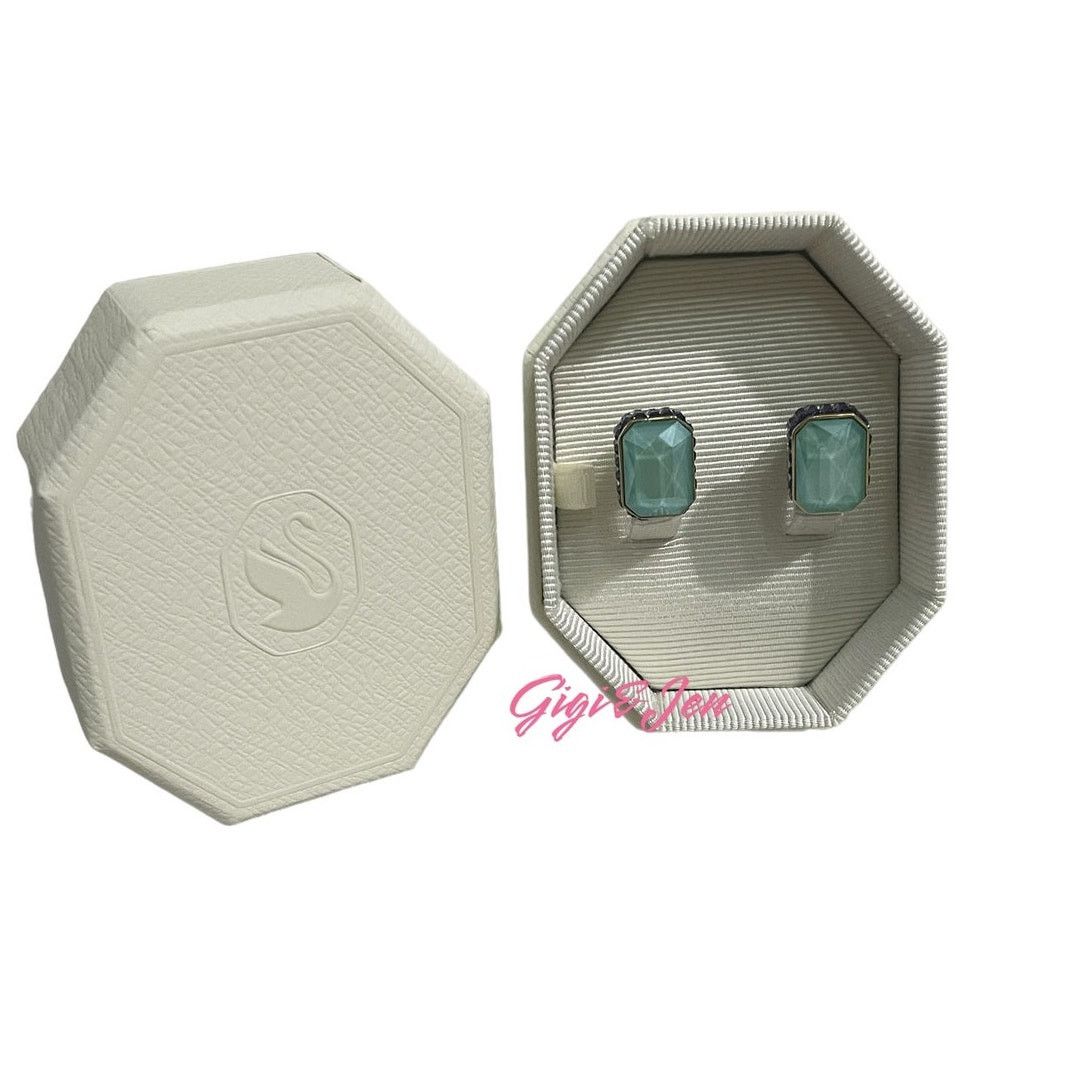 Swarovski Swarovski Orbita Women's Gold Plated Metal Stud Earrings New Size ONE SIZE - 2 Thumbnail
