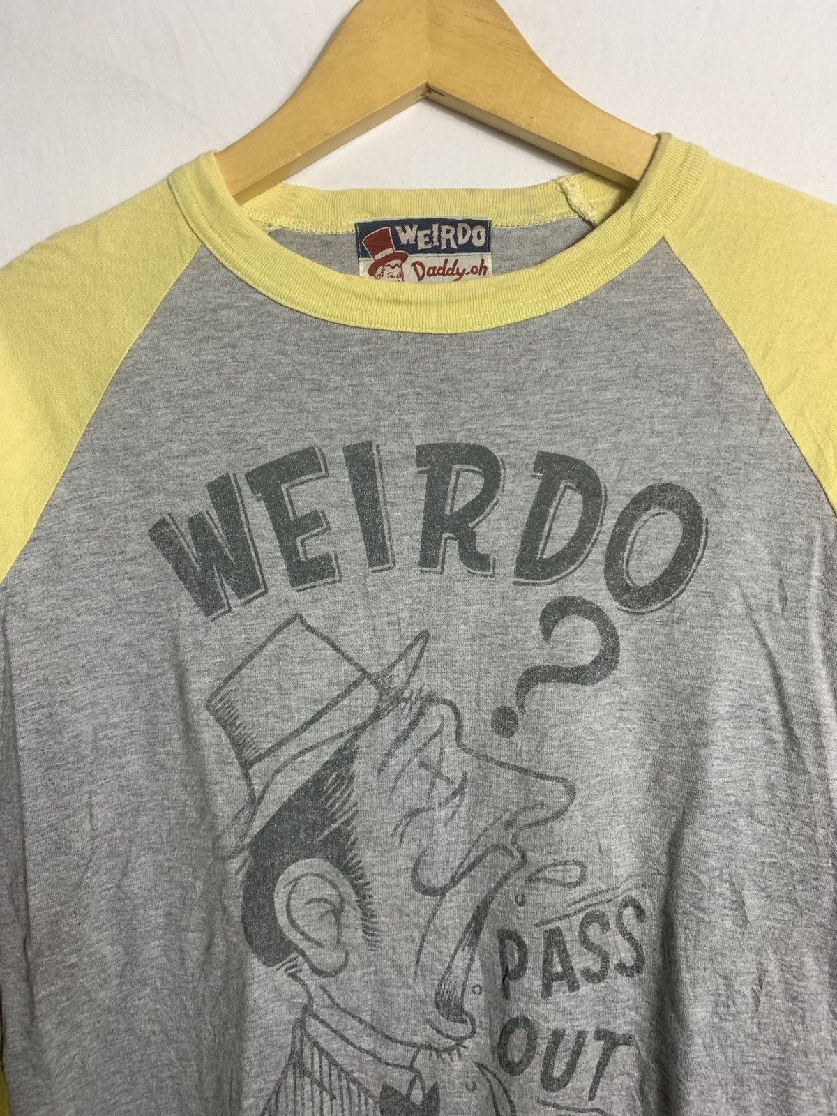 Vintage Japanese Weirdo Shirt Raglan Size US M / EU 48-50 / 2 - 3 Thumbnail