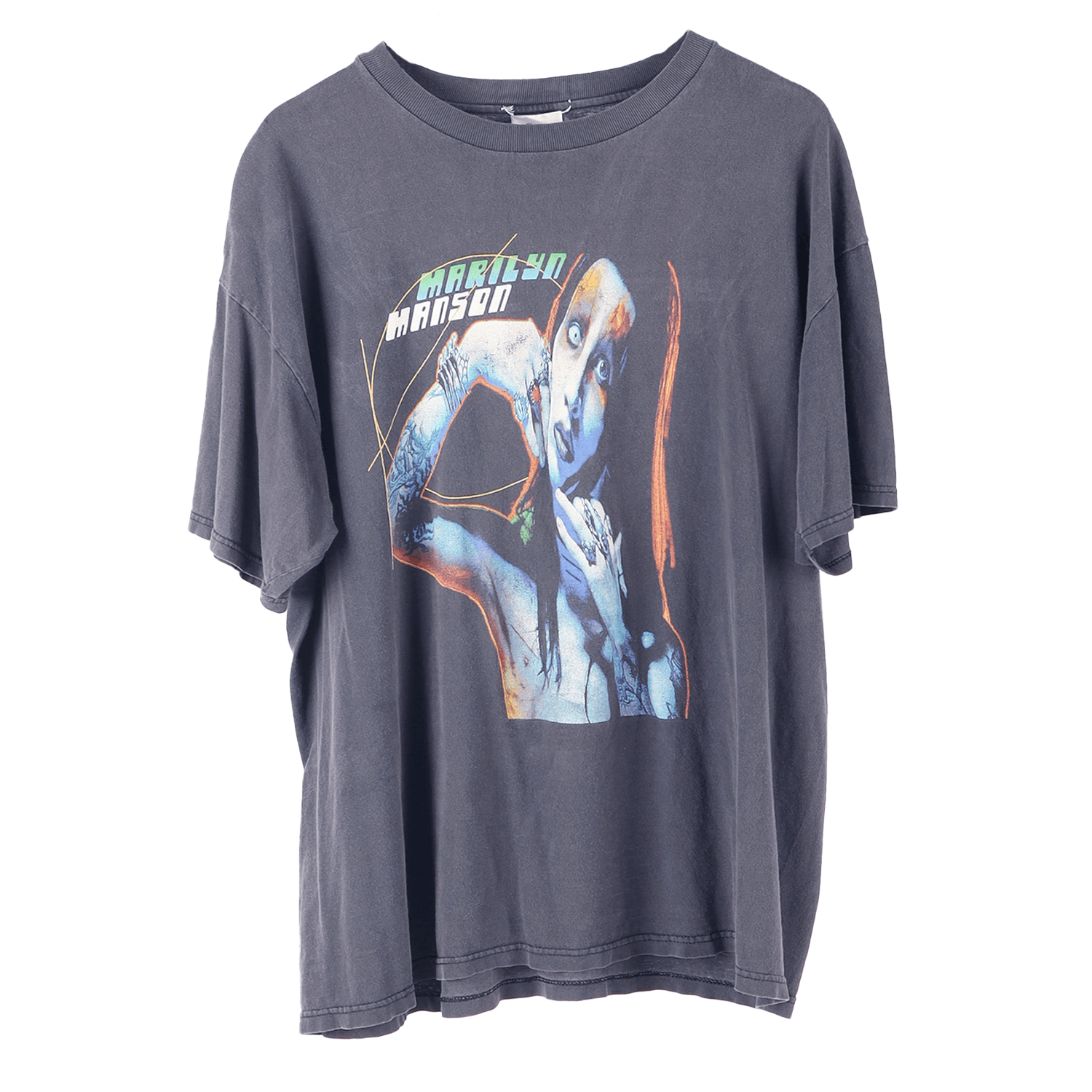 Vintage MARILYN MANSON PORTRAIT TEE Size US XL / EU 56 / 4 - 1 Thumbnail