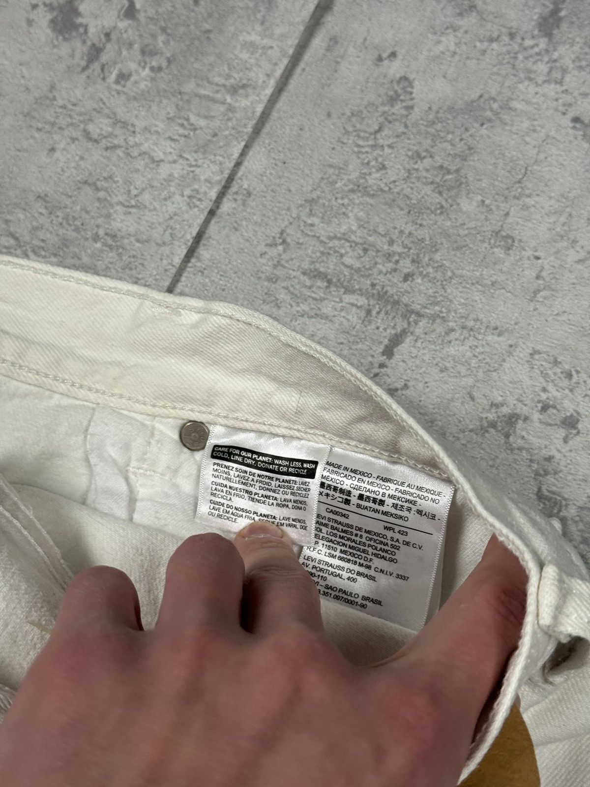 Levi's Levis 501 White Jeans Size 32/34 Size US 32 / EU 48 - 14 Thumbnail