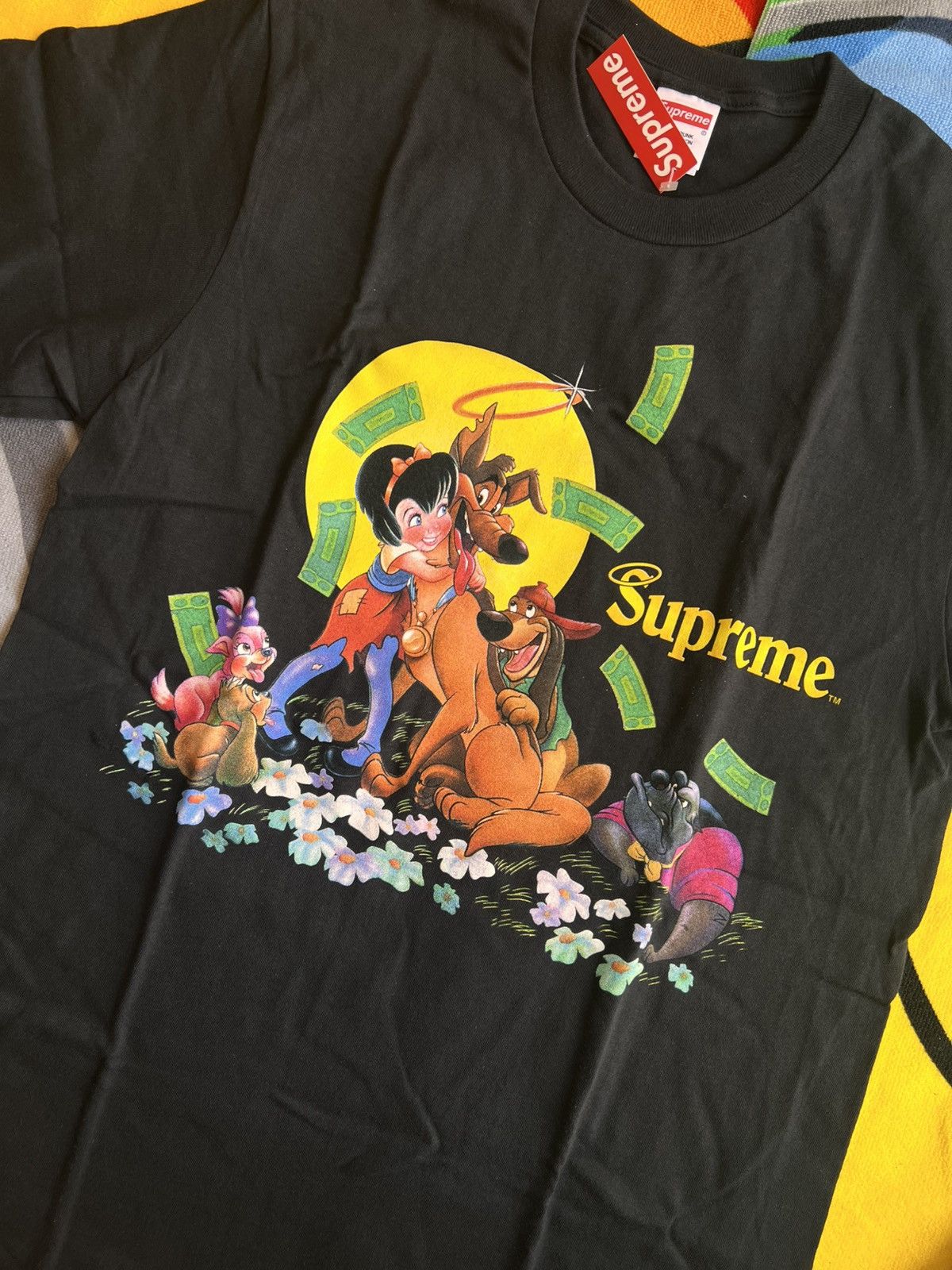 Supreme S Supreme All Dogs Go To Heaven Tee FW25 Movie Graphic Size US S / EU 44-46 / 1 - 8 Thumbnail