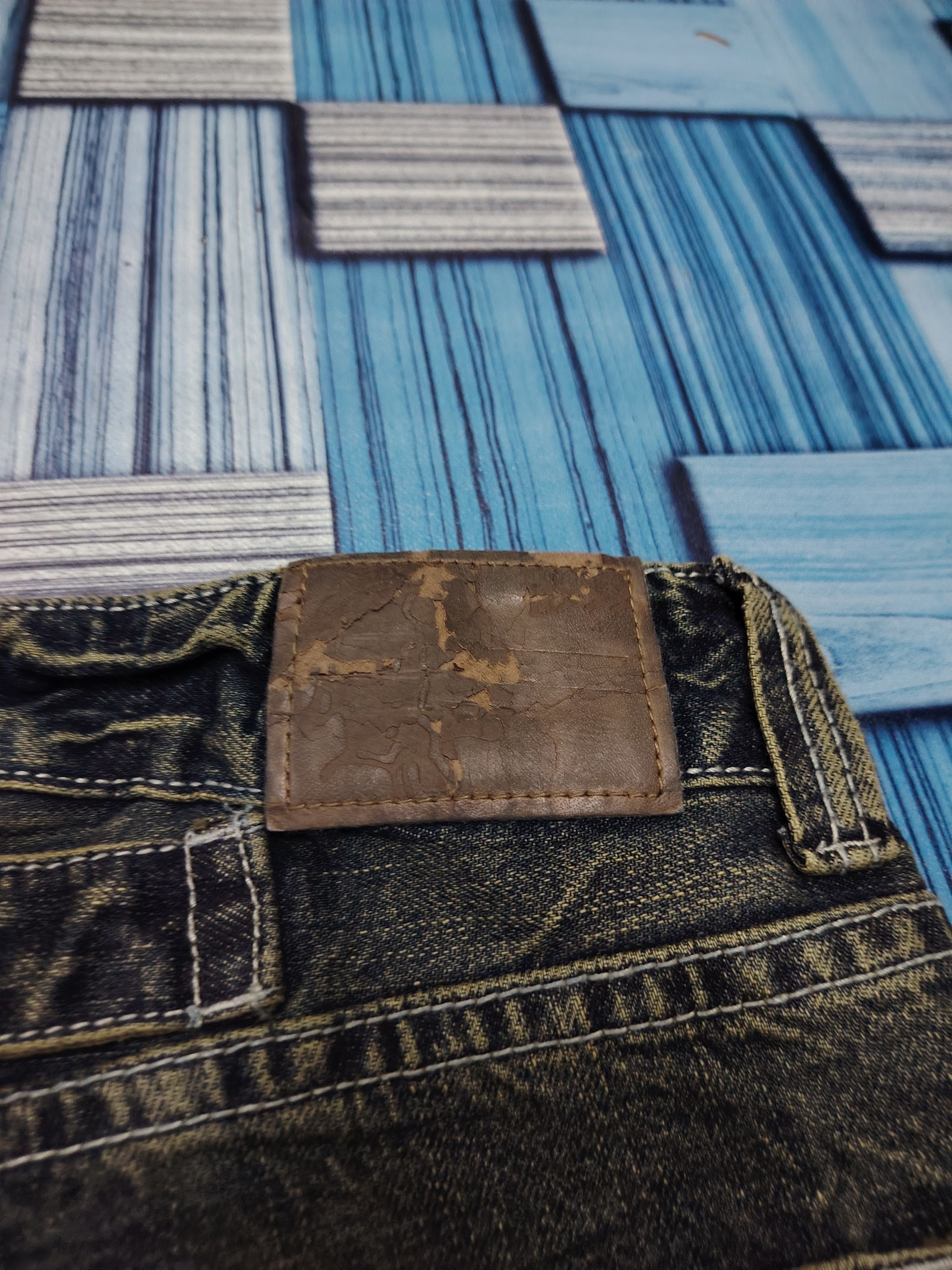 Hysteric Glamour 💥Insane💥 R>>> Jeans RH193 Mud Wash Flared Jeans Size US 31 - 21 Thumbnail