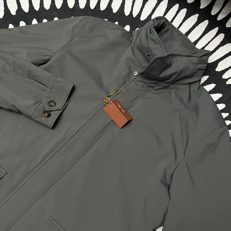 Loro Piana LORO PIANA Gray double-sided traveler/boater jacket Size US M / EU 48-50 / 2 - 4 Thumbnail