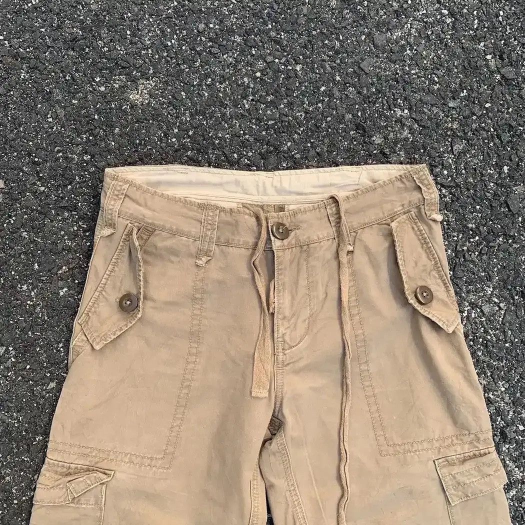 Levi's Vintage Clothing Levi’s Utility Faded Tactical Cargo Levis Easy Pants Size US 30 / EU 46 - 3 Thumbnail
