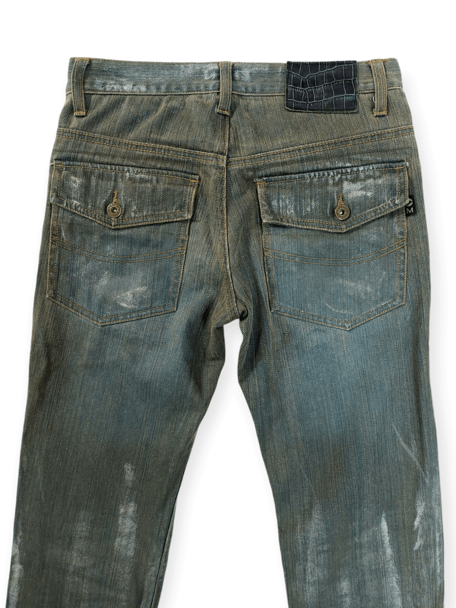 Morgan Homme Morgan Homme Rusty Acid Wash Rare Design Size US 29 - 9 Thumbnail