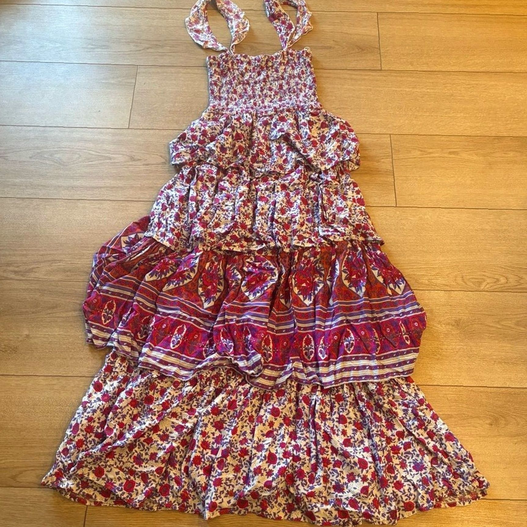 princess polly floral maxi dress Angeleina Maxi Dress Blue Floral