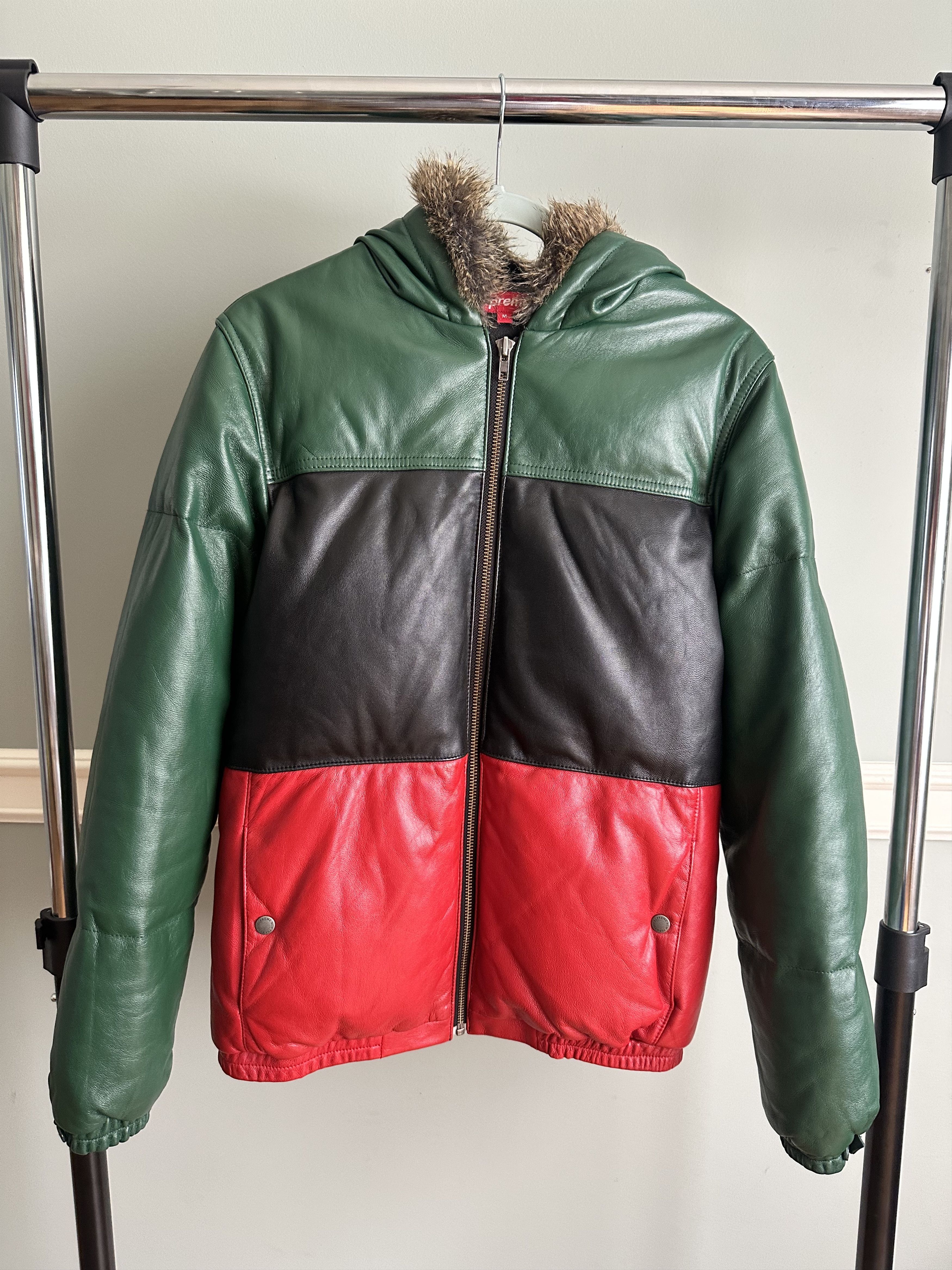 Supreme Leather Down Jacket 3 (FW12)