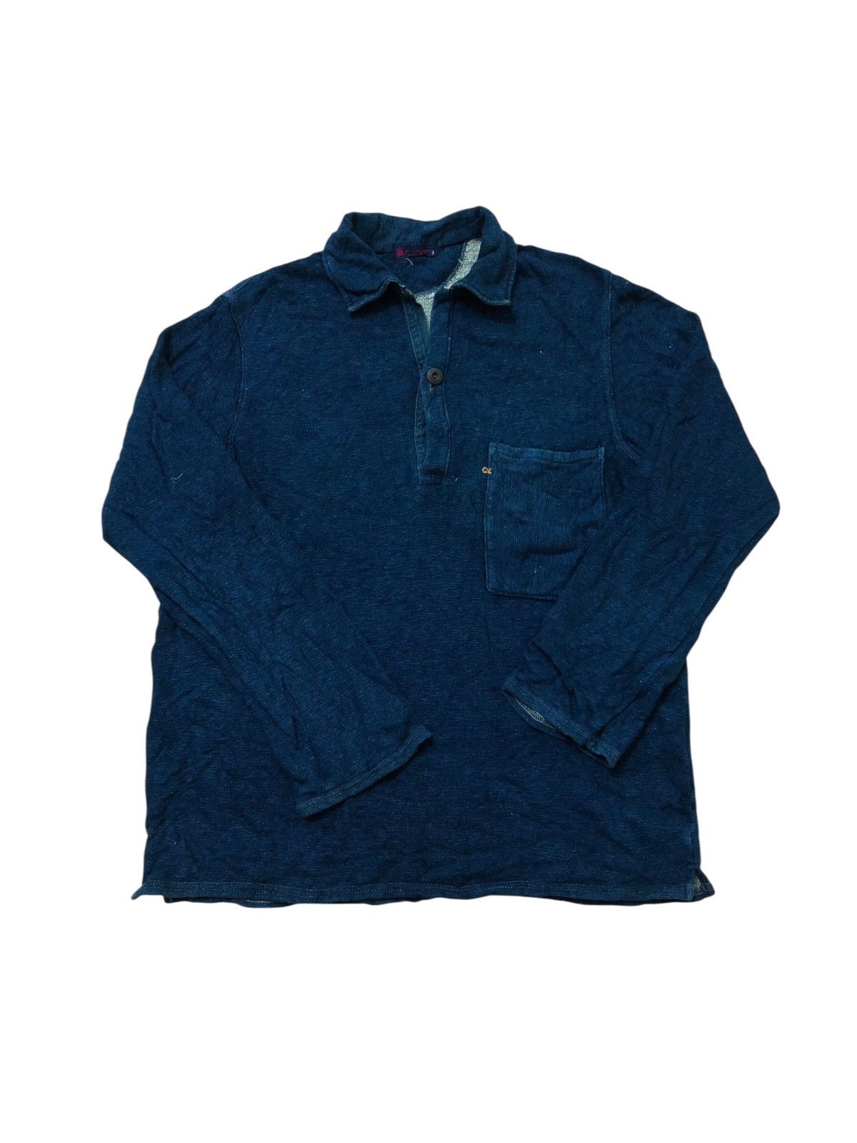 45rpm 45rpm Longsleeve Sweater Indigo Single Pocket Japan brand Size US M / EU 48-50 / 2 - 1 Thumbnail