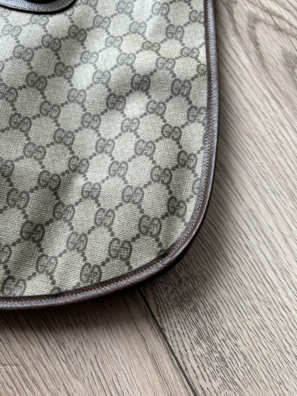 Gucci × Vintage Vintage Gucci Monogram Beige Bag 80ʼs Size ONE SIZE - 3 Thumbnail
