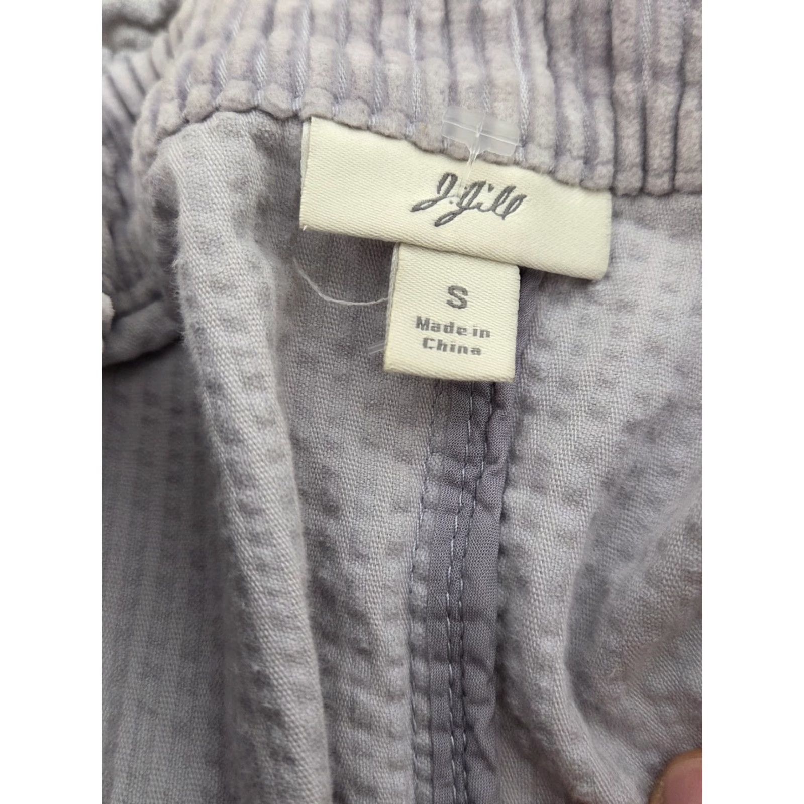 J. Jill J Jill Corduroy Blazer Jacket Womens Small Blue Velvet Crop Ruffle Button Pockets Basic Jacket Office Casual 90s? Size S / US 4 / IT 40 - 4 Thumbnail
