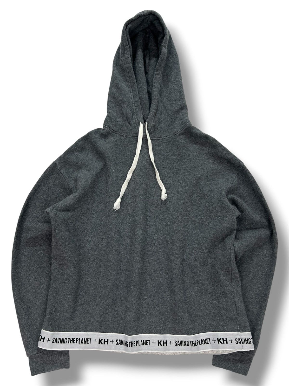 Katharine Hamnett London Katharine Hamnett + Saving The Planet Crop Hoodie Size M / US 6-8 / IT 42-44 - 1 Thumbnail