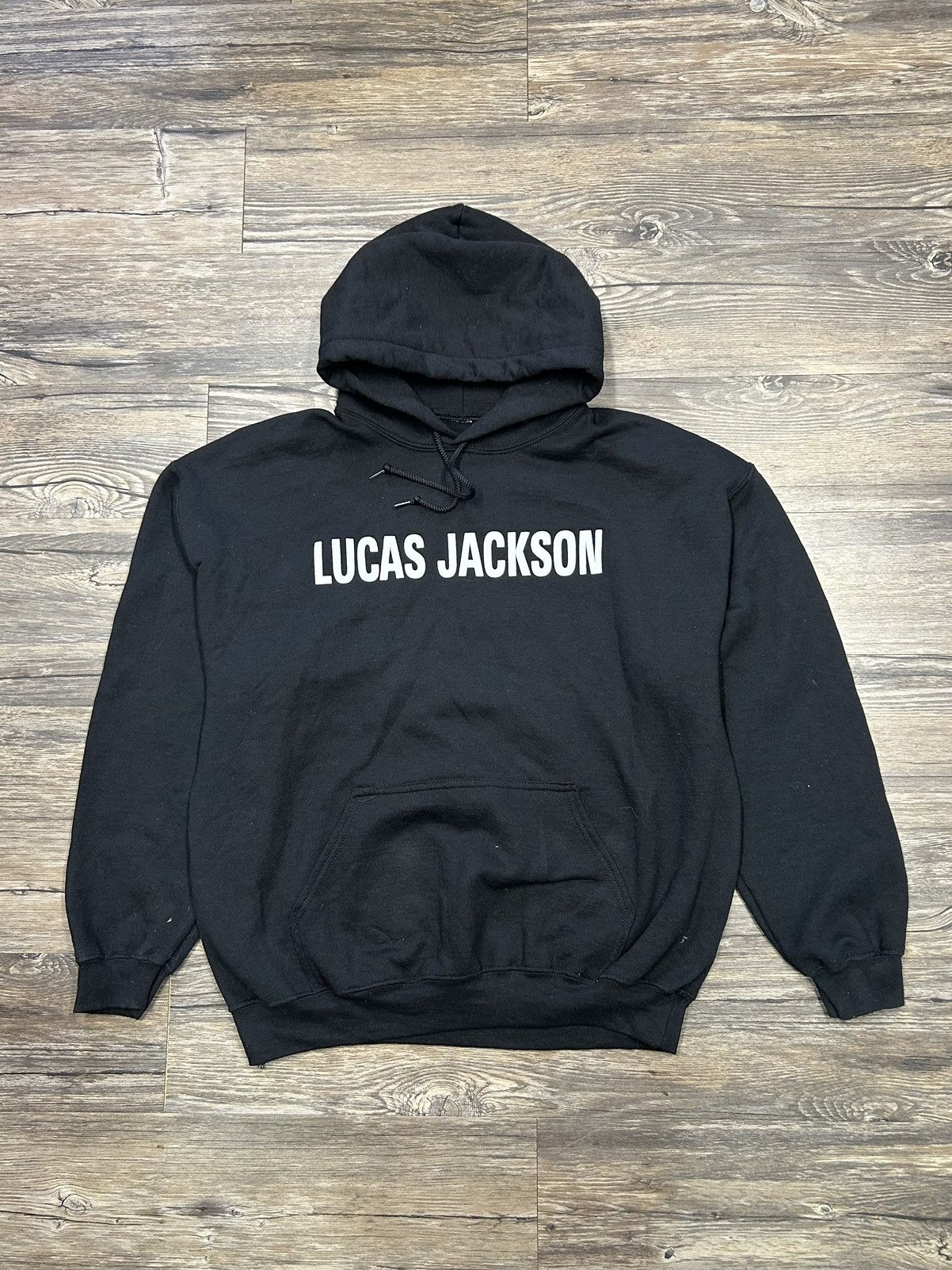 image of Randt Lucas Jackson Tour Merch Hoodie in Black, Men's (Size Medium)