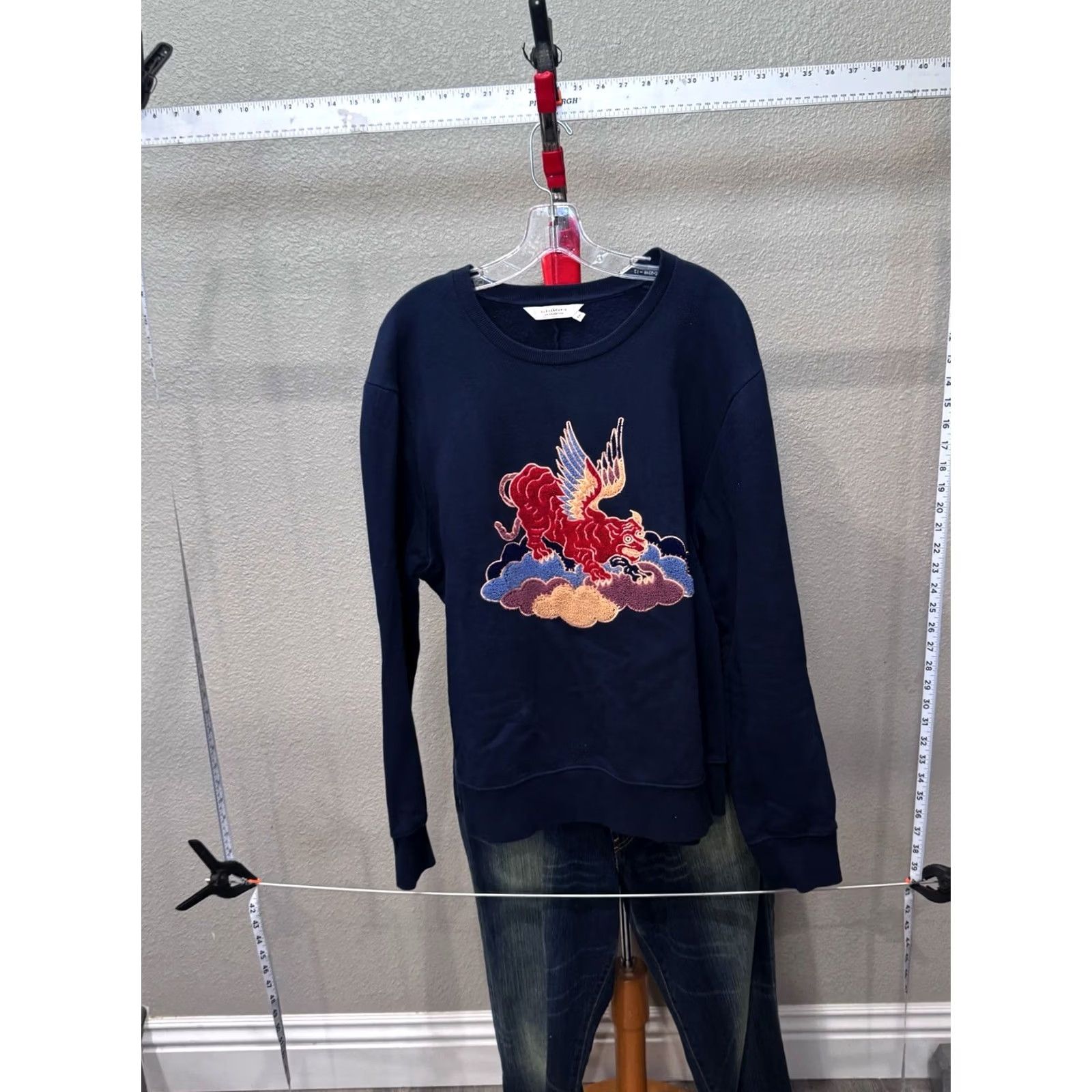 Eleven Paris Eleven Paris Embroidered Dragon SWEATER 2XL XXL Slim Men Multicolor Sweater Size US XXL / EU 58 / 5 - 2 Thumbnail