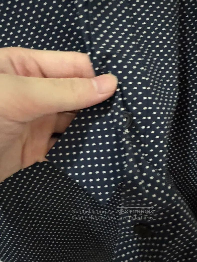 Saint Laurent Paris Saint Laurent Paris Starry Print Blue and White Polka Dot Size XS / US 0-2 / IT 36-38 - 4 Thumbnail