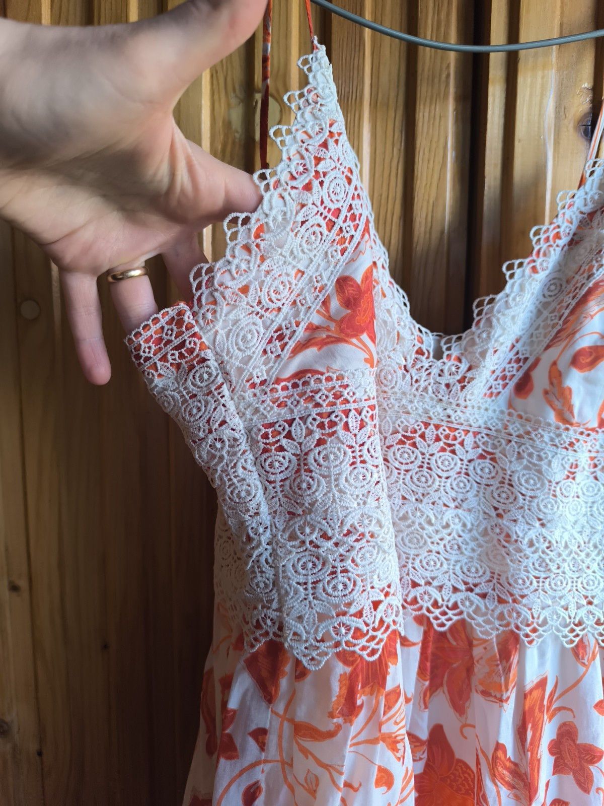 Antonio Meccariello Nwt Antonio Melani Summer Cotton Boho Sundress Sz 8 Msrp 189 Size L / US 10 / IT 46 - 4 Thumbnail