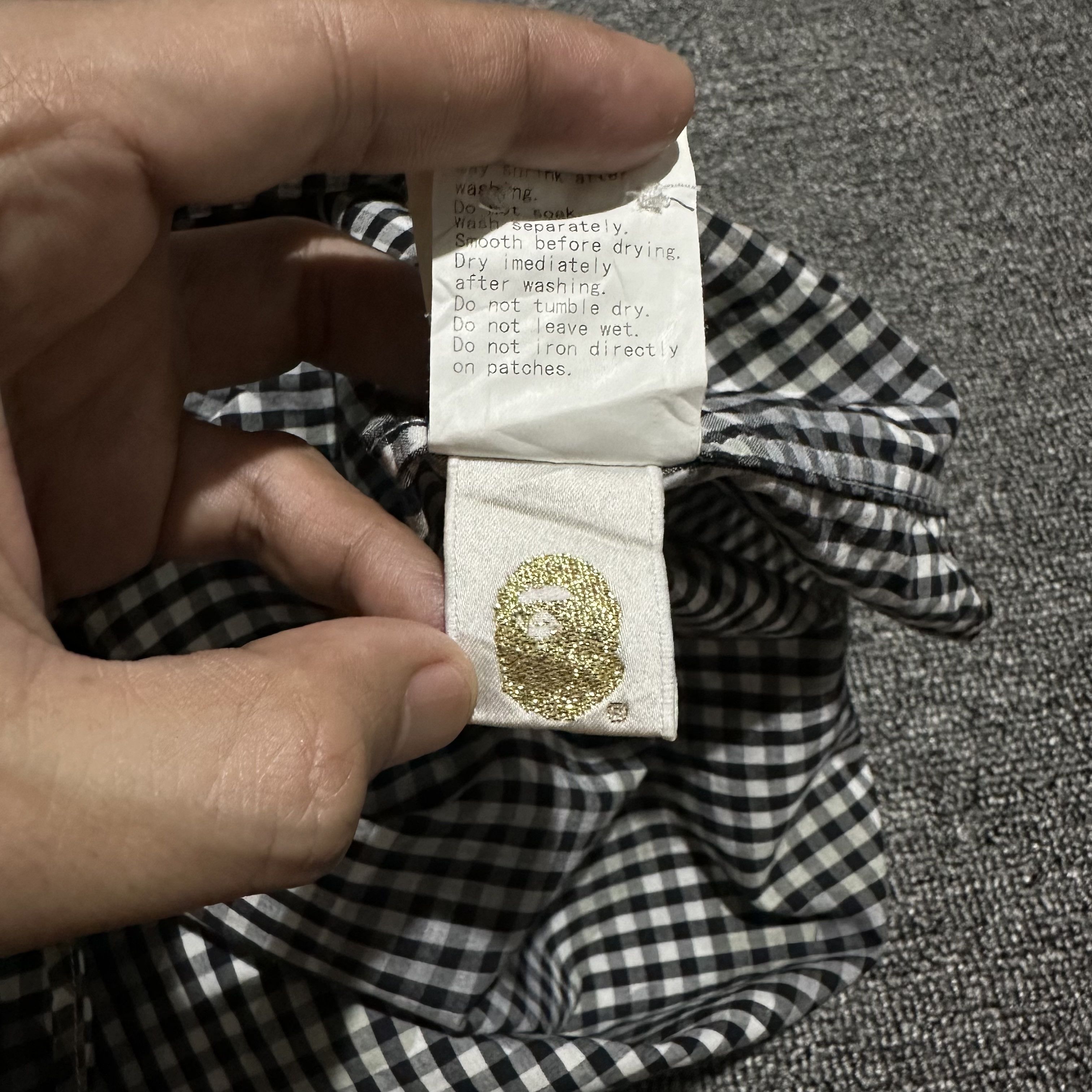 Bape Bape camo button up shirt Size US S / EU 44-46 / 1 - 8 Thumbnail