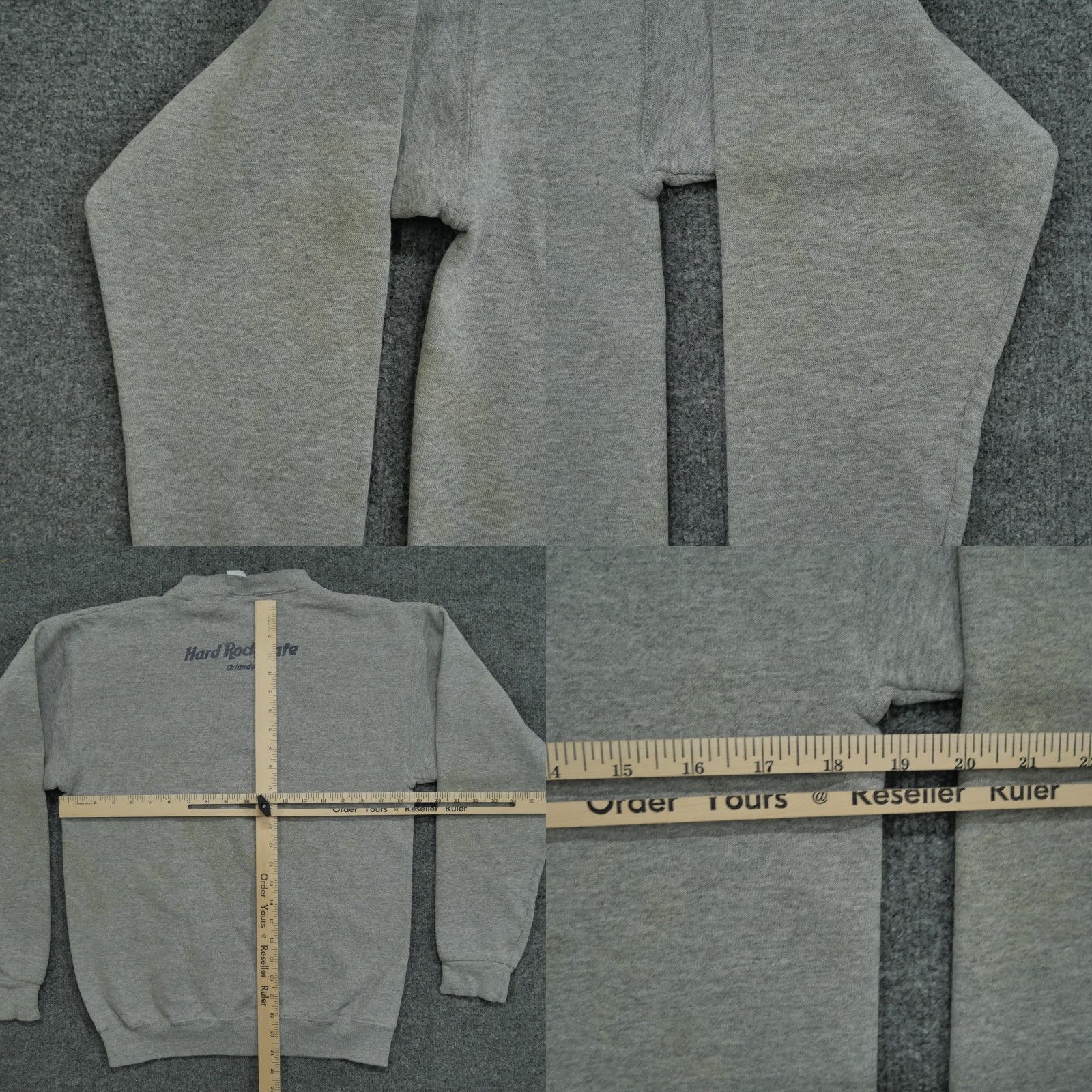 Hard Rock Cafe VINTAGE Hard Rock Cafe Sweatshirt Adult Small Grey 90s Y2K Logo Crew Neck Long Sleeve Cotton Polyester Fleece Size US S / EU 44-46 / 1 - 9 Thumbnail