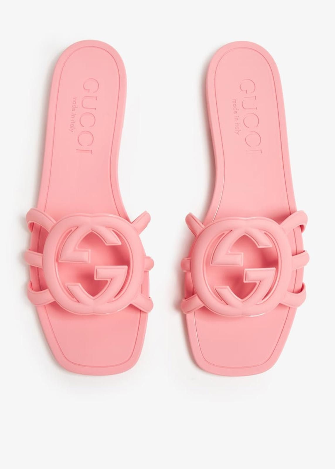 Gucci Gucci Interlocking G Rubber Slides Size US 7.5 / IT 37.5 - 3 Thumbnail