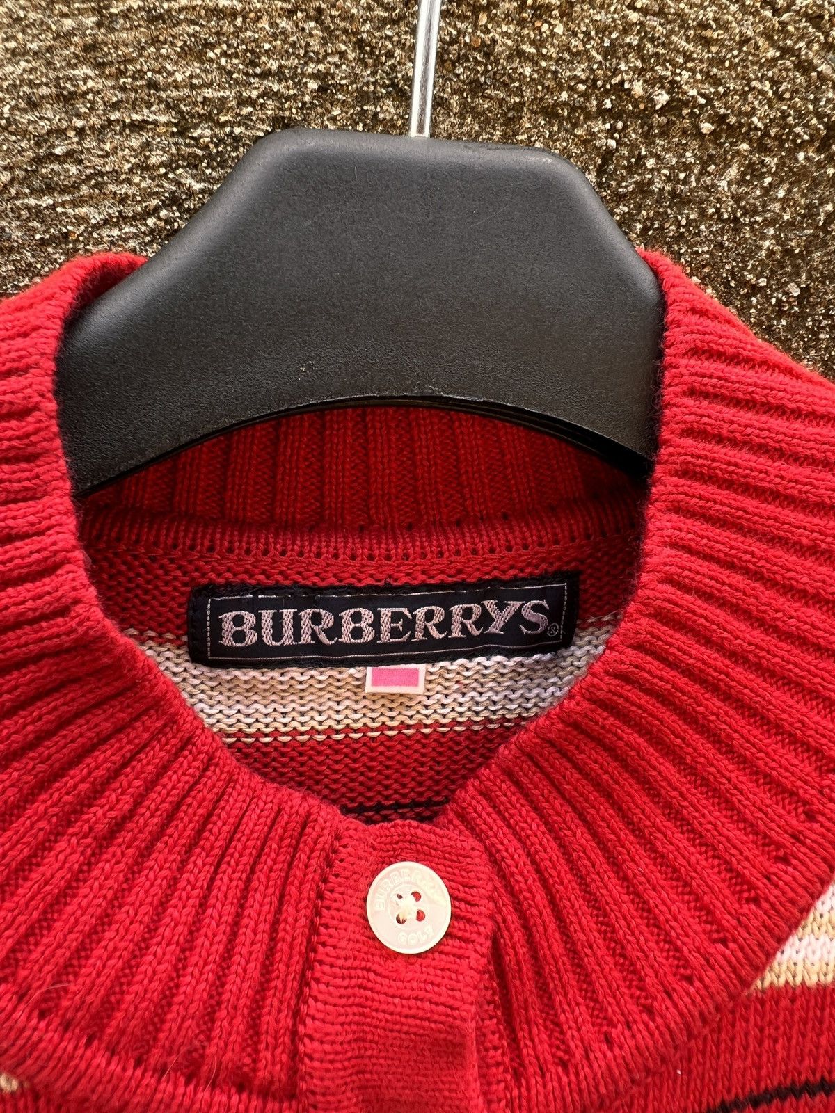 Burberry Vintage Burberry Polo Knitted Size L / US 10 / IT 46 - 8 Thumbnail