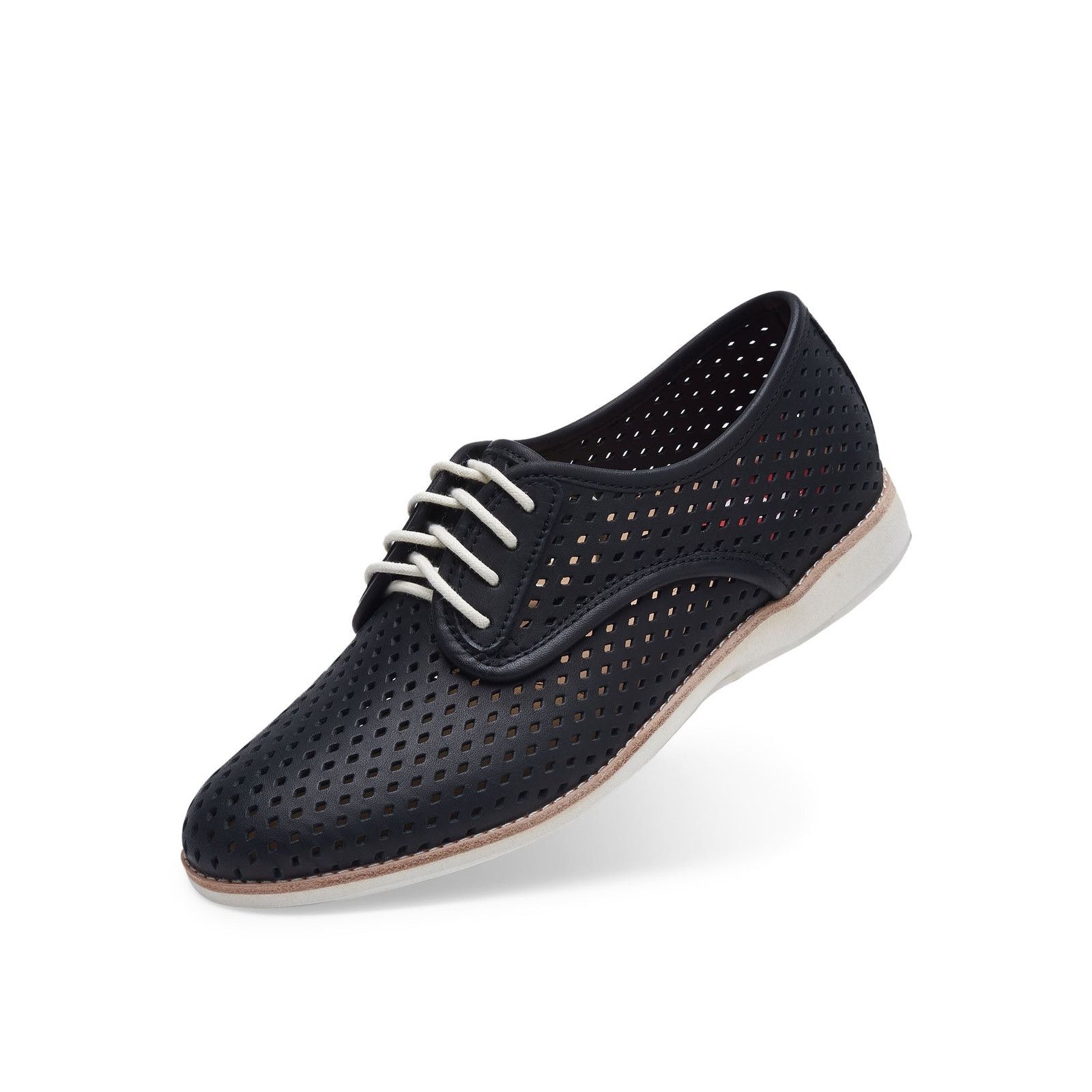 Other Rollie Australia Derby Perforated Black Leather Oxford Shoes Size US 6.5 / IT 36.5 - 9 Thumbnail