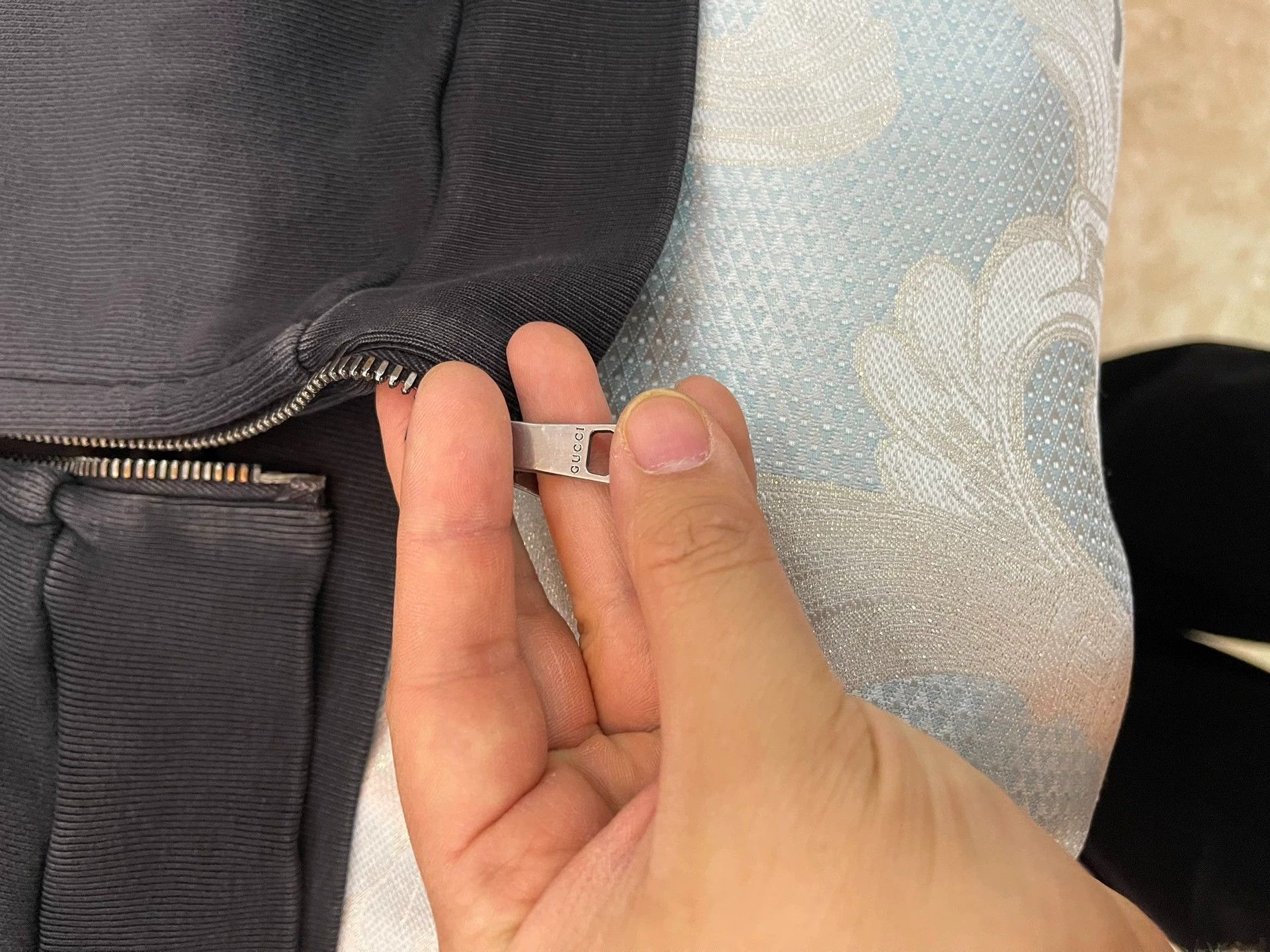 Gucci Gucci Double-Face Belt/Silk Horsebit Gradient Jacket XS (L) Size US XS / EU 42 / 0 - 2 Thumbnail