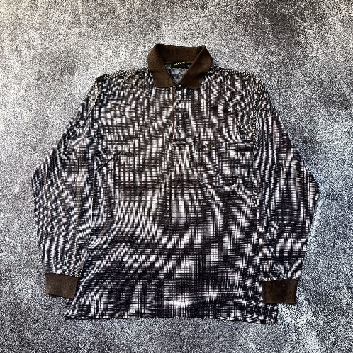 Lanvin Vtg Lanvin Polo Long Short Size US M / EU 48-50 / 2 - 1 Thumbnail
