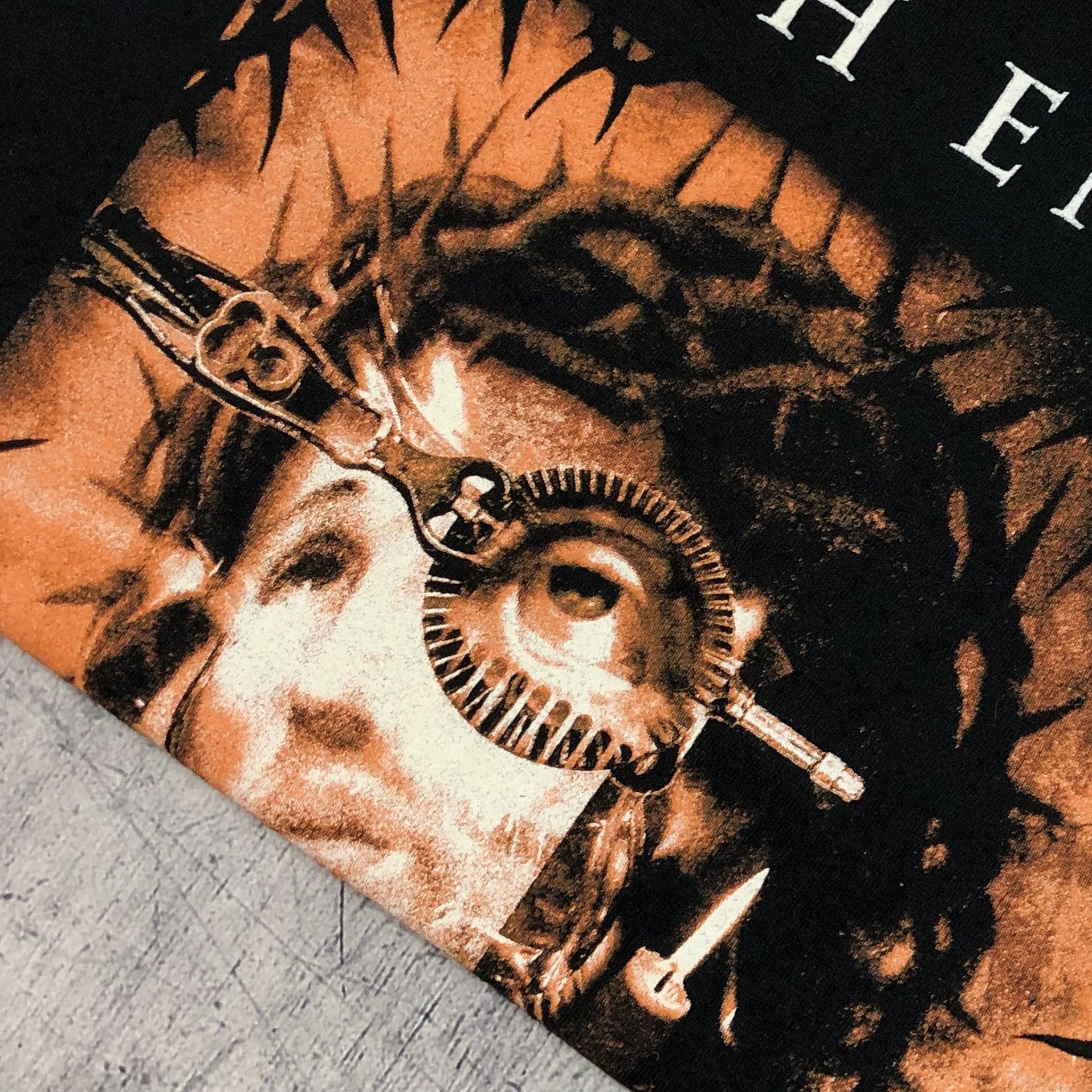 Band Tees 2001 Arch Enemy First Deadly Sin Vintage Longsleeve jesus Size US XL / EU 56 / 4 - 4 Thumbnail