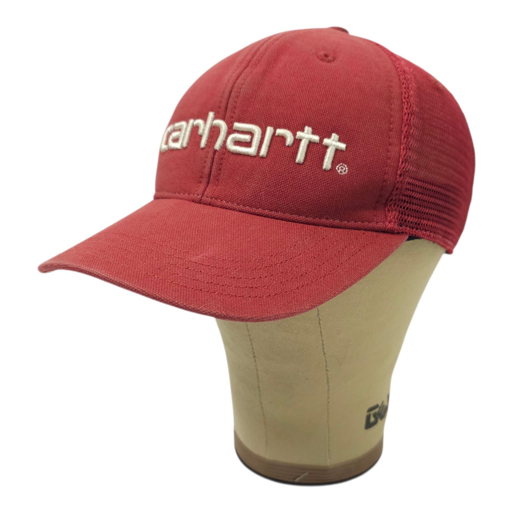 Carhartt Carhartt Canvas Mesh Back Logo Graphic Cap Hat Snapback Size ONE SIZE - 2 Thumbnail