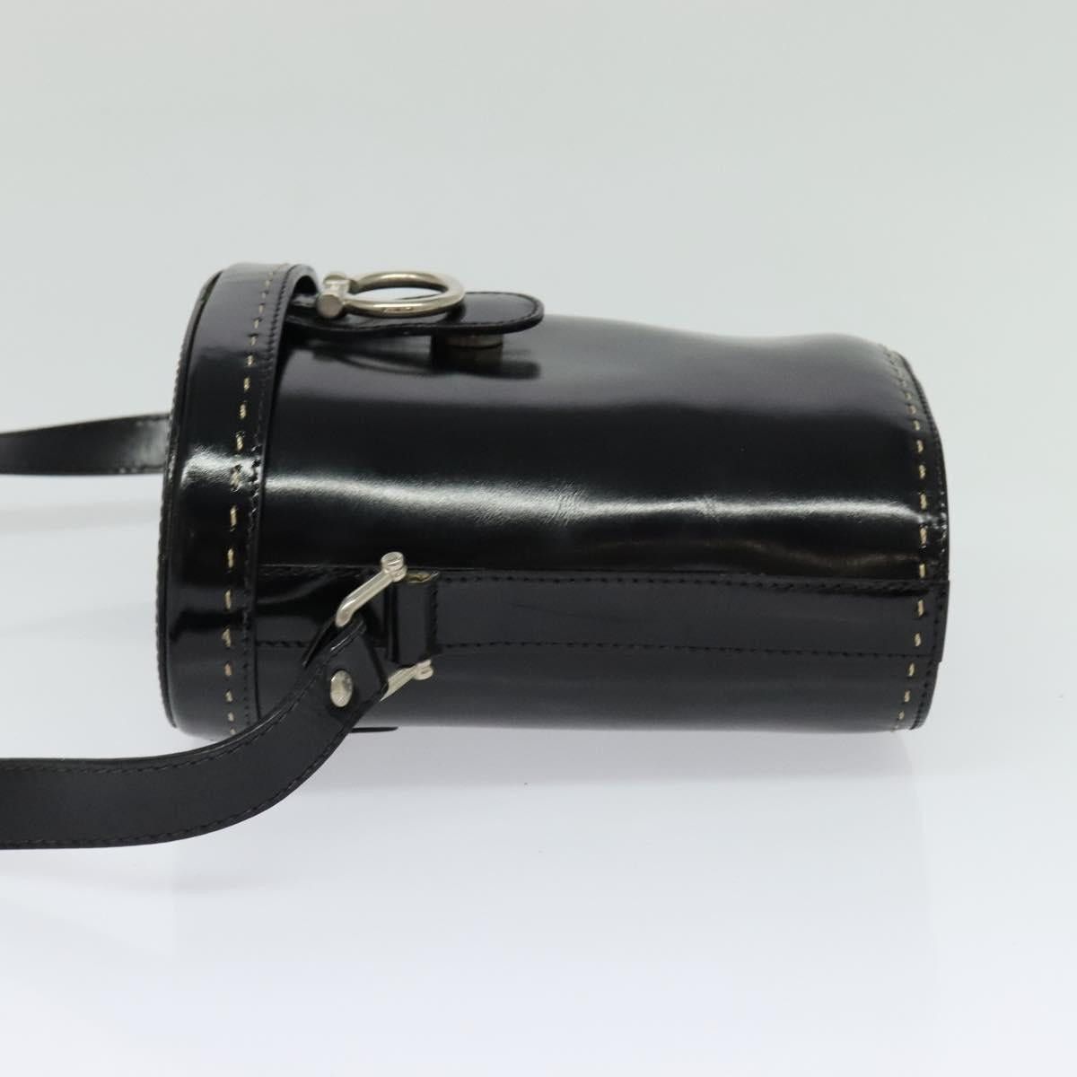 Celine CELINE Shoulder Bag Patent Leather Black Size ONE SIZE - 4 Thumbnail