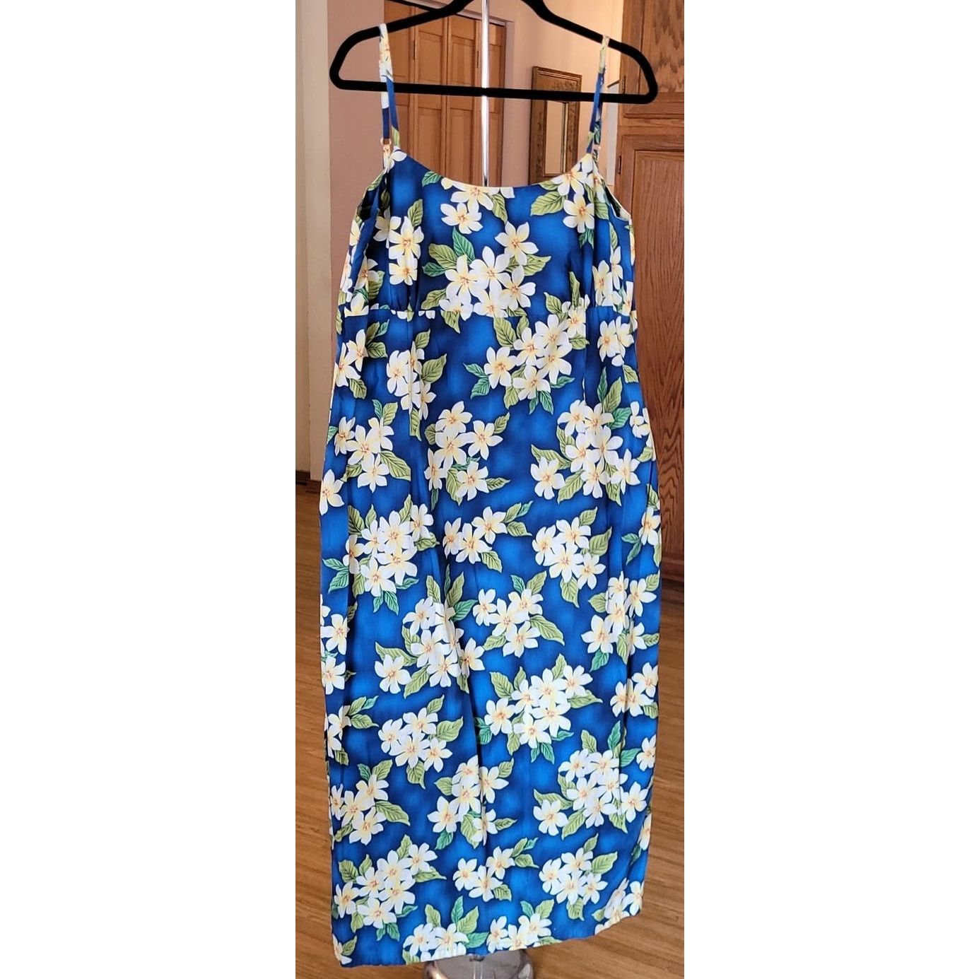 Other Vtg Jade Fashions Maxi Dress 3XL Sleeveless Hawaiian Floral Size 3XL / US 20-22 - 1 Thumbnail